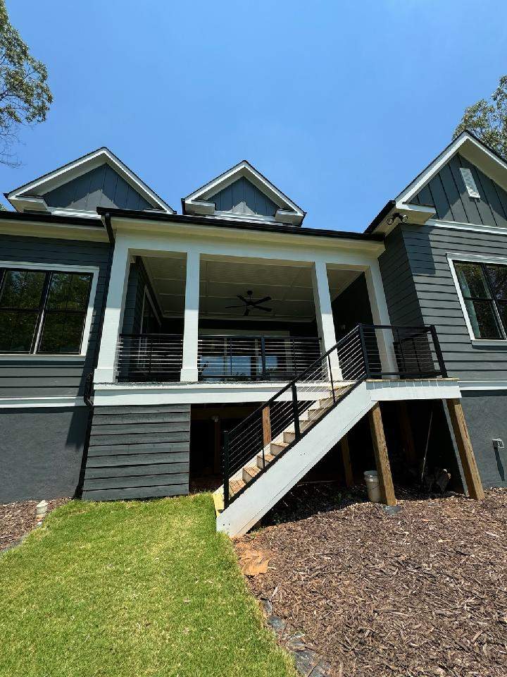 Deck Expansion w/ Cable Railing by A Step Above Handy LLC 
