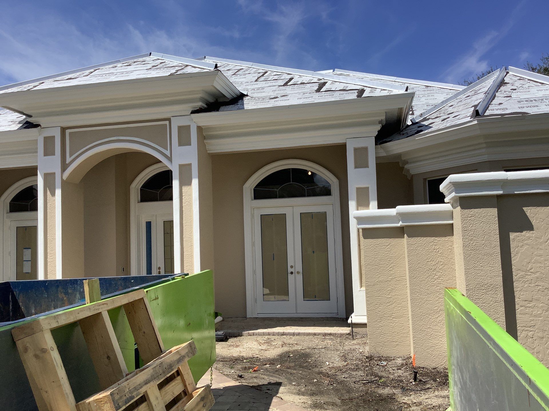 Splash Guard installation in Naples FL by Gutter Professors