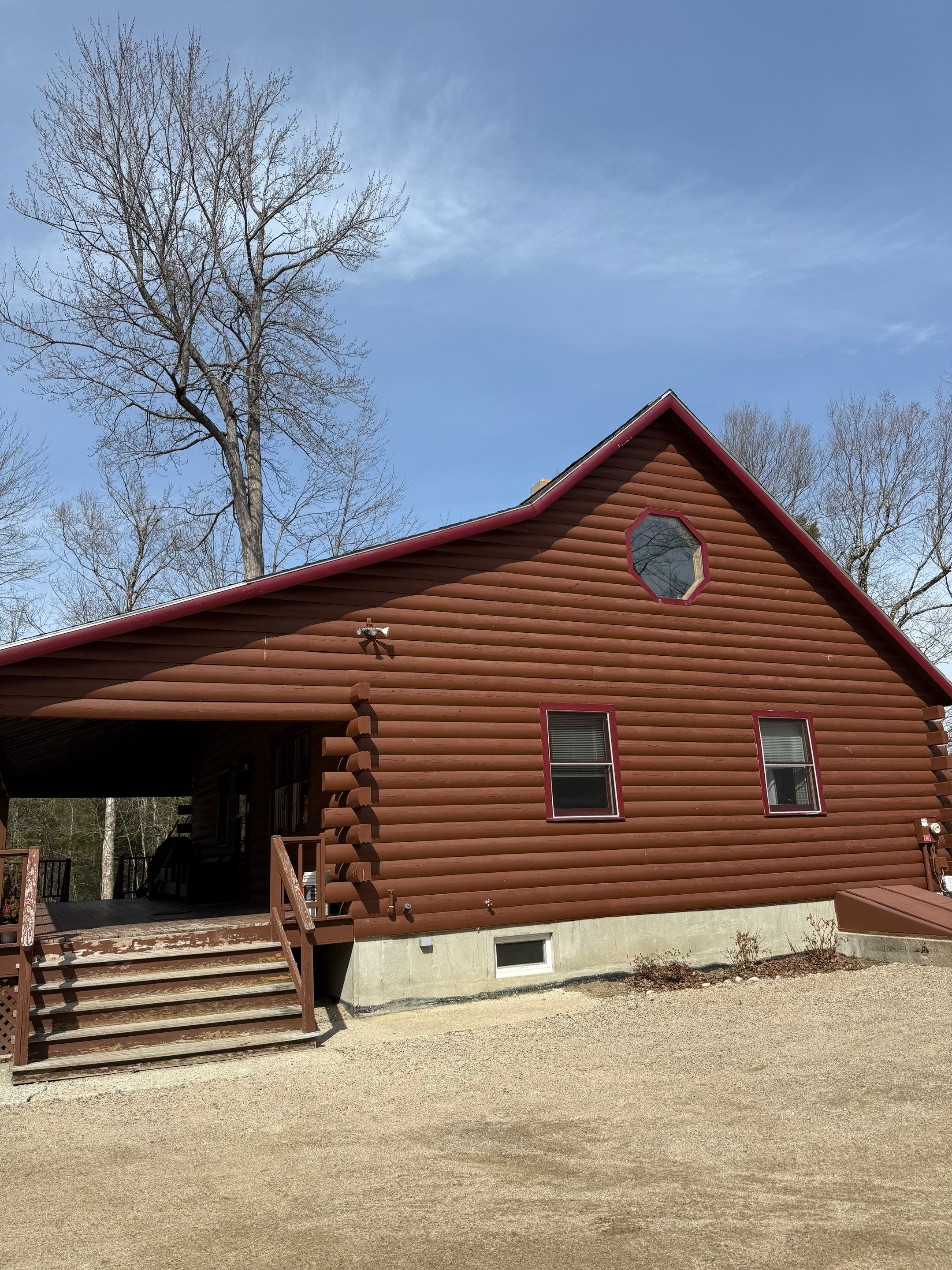 🏔️ Log Cabin Roof Replacement – Tuftonboro, NH by Tall pine roofing