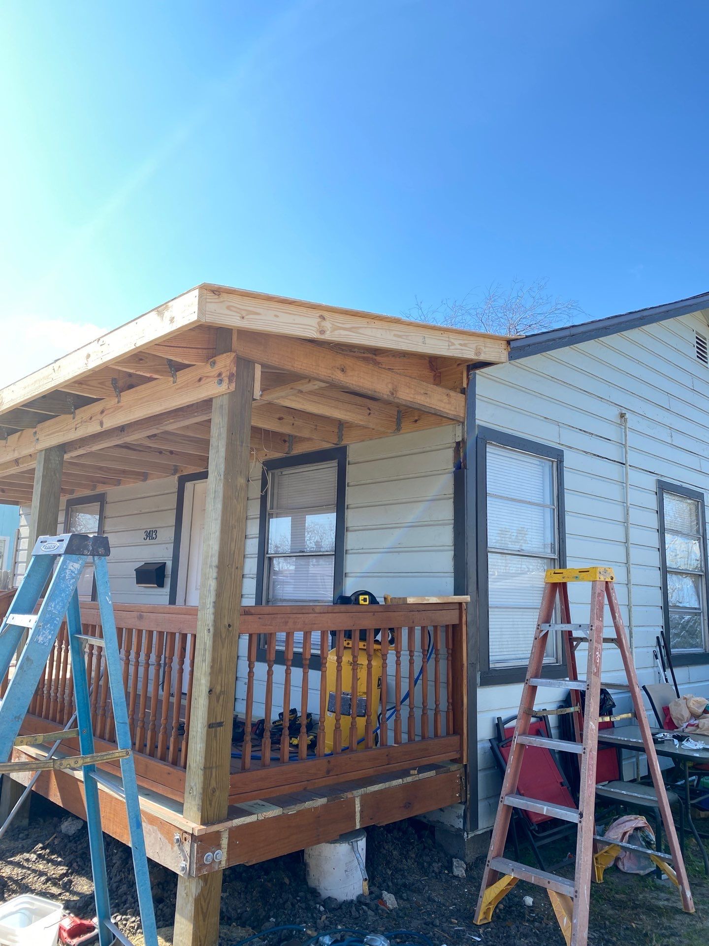Over Engineered Patio by Bayfront Roofing and Construction