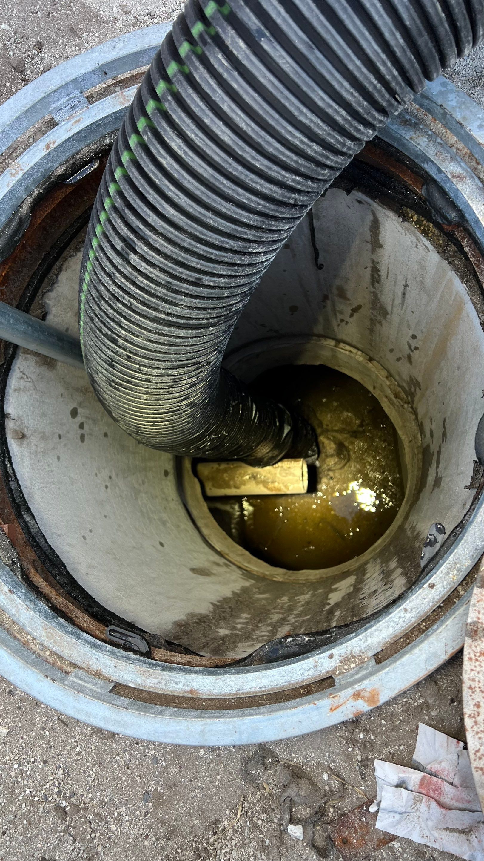 New Carwash Collection Tank Cleaning by APS Power & Water