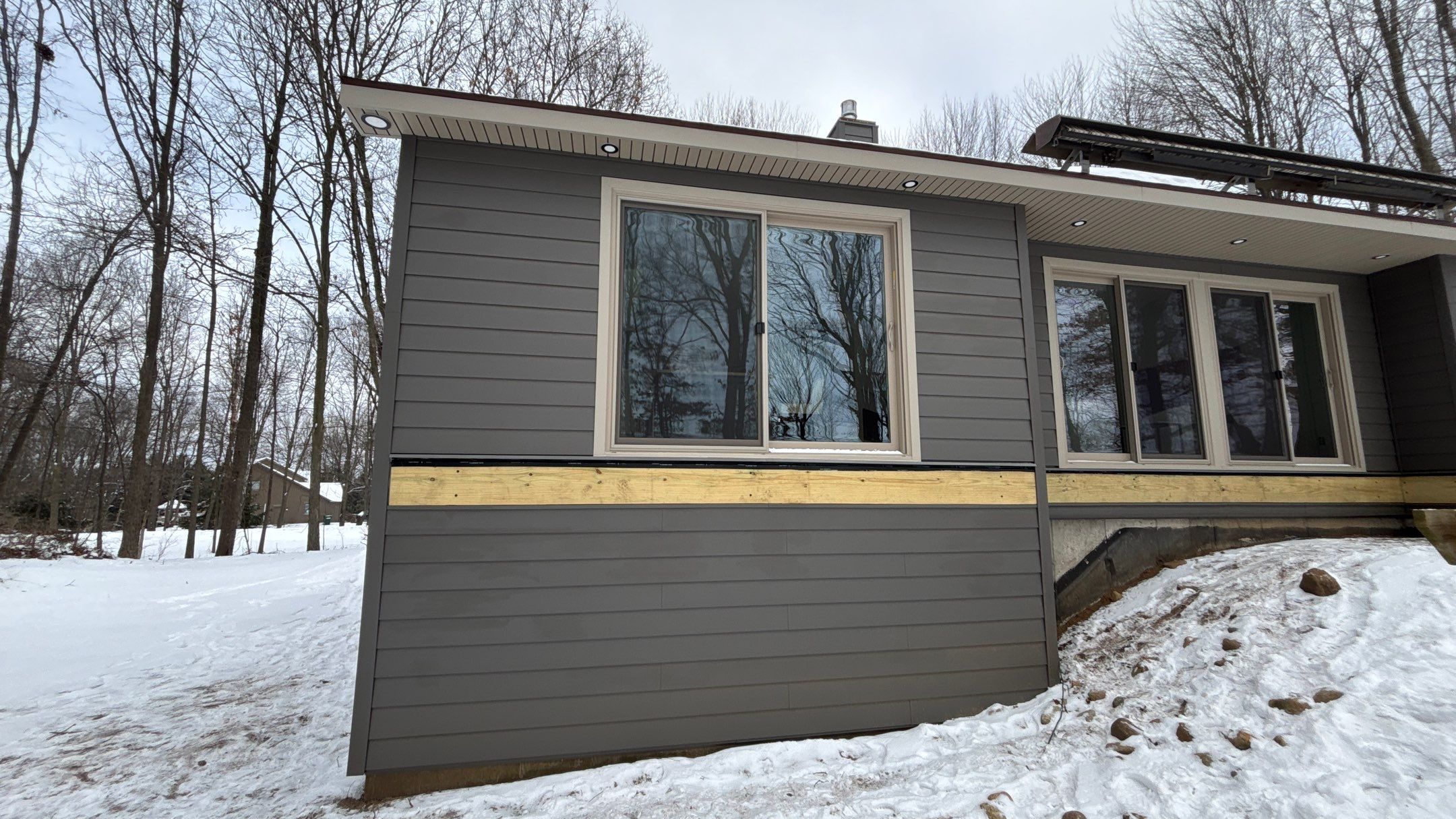 Siding Replacement using Alside S7 Cedar Mill Grain Composite by 180 Contractors