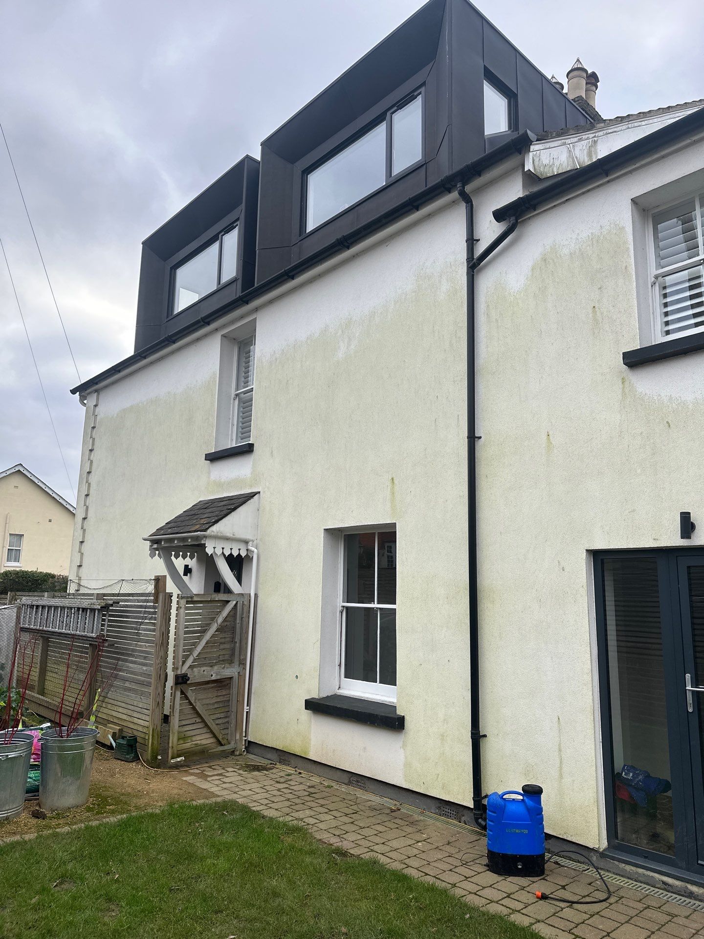 Render Clean using NuClear Biocide by Ges Exterior Cleaning ltd