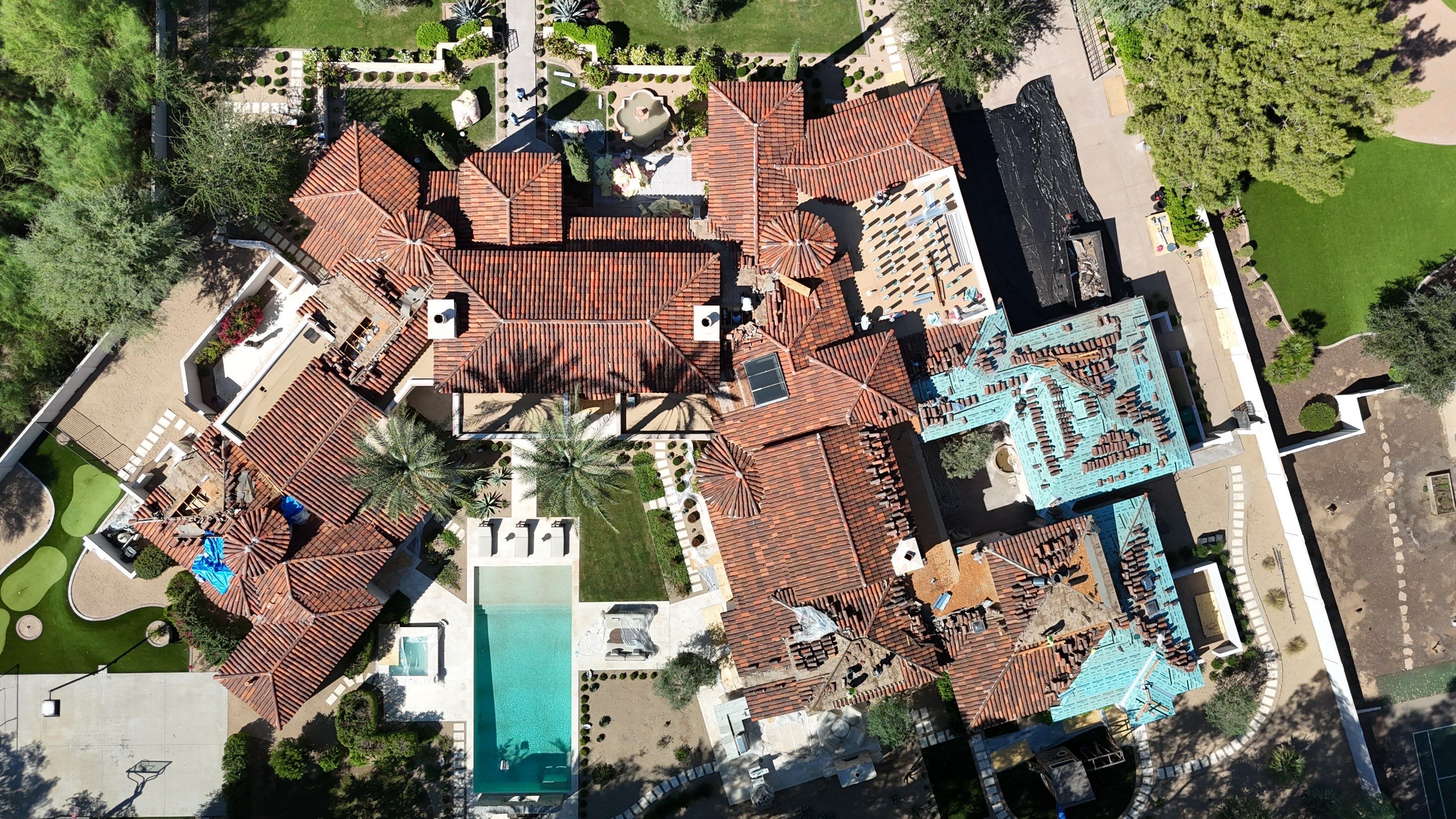 Project in Paradise Valley, AZ by Saint Roofing