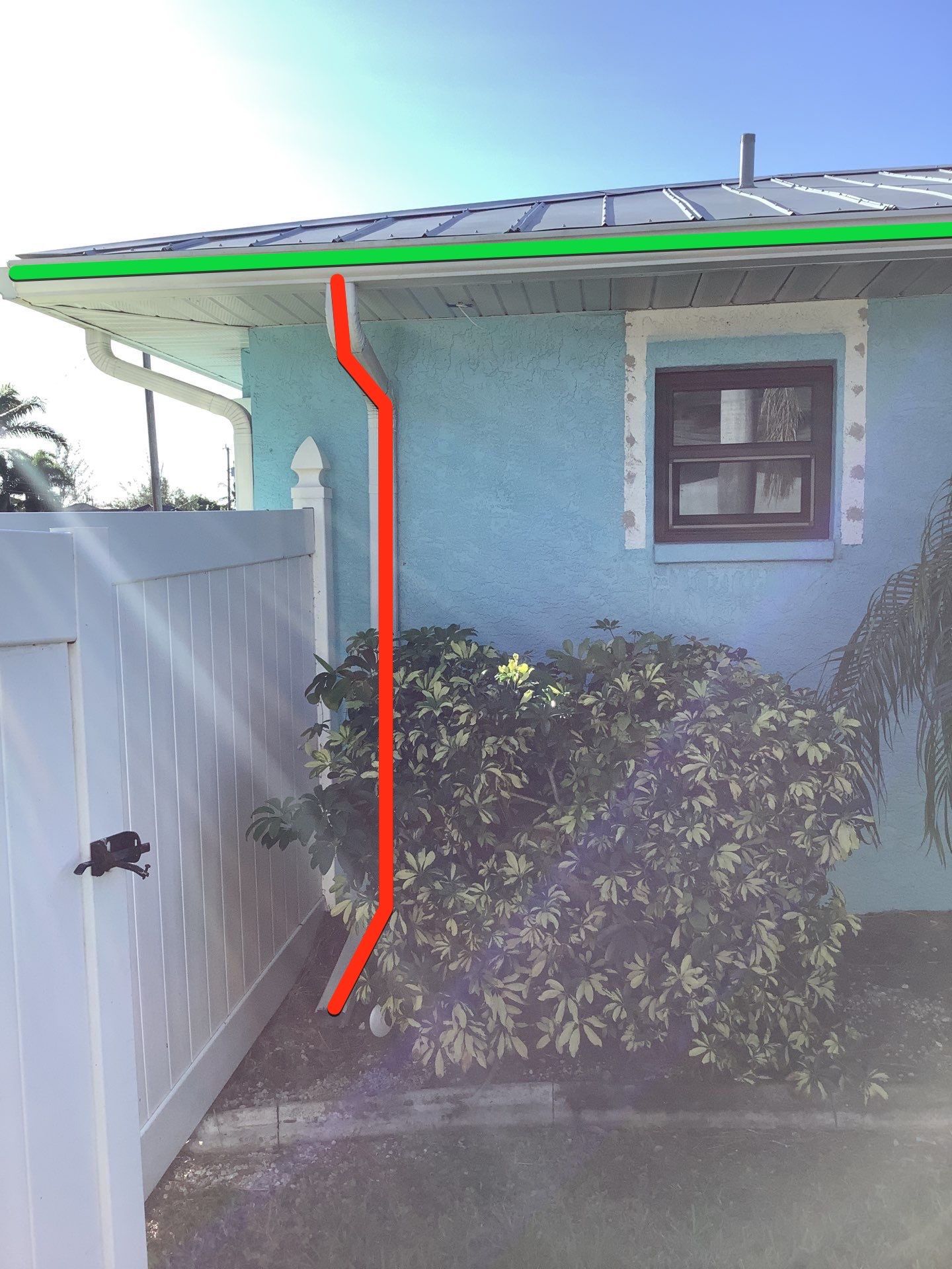 Residential Seamless Gutter Upgrade in Cape Coral FL by Gutter Professors