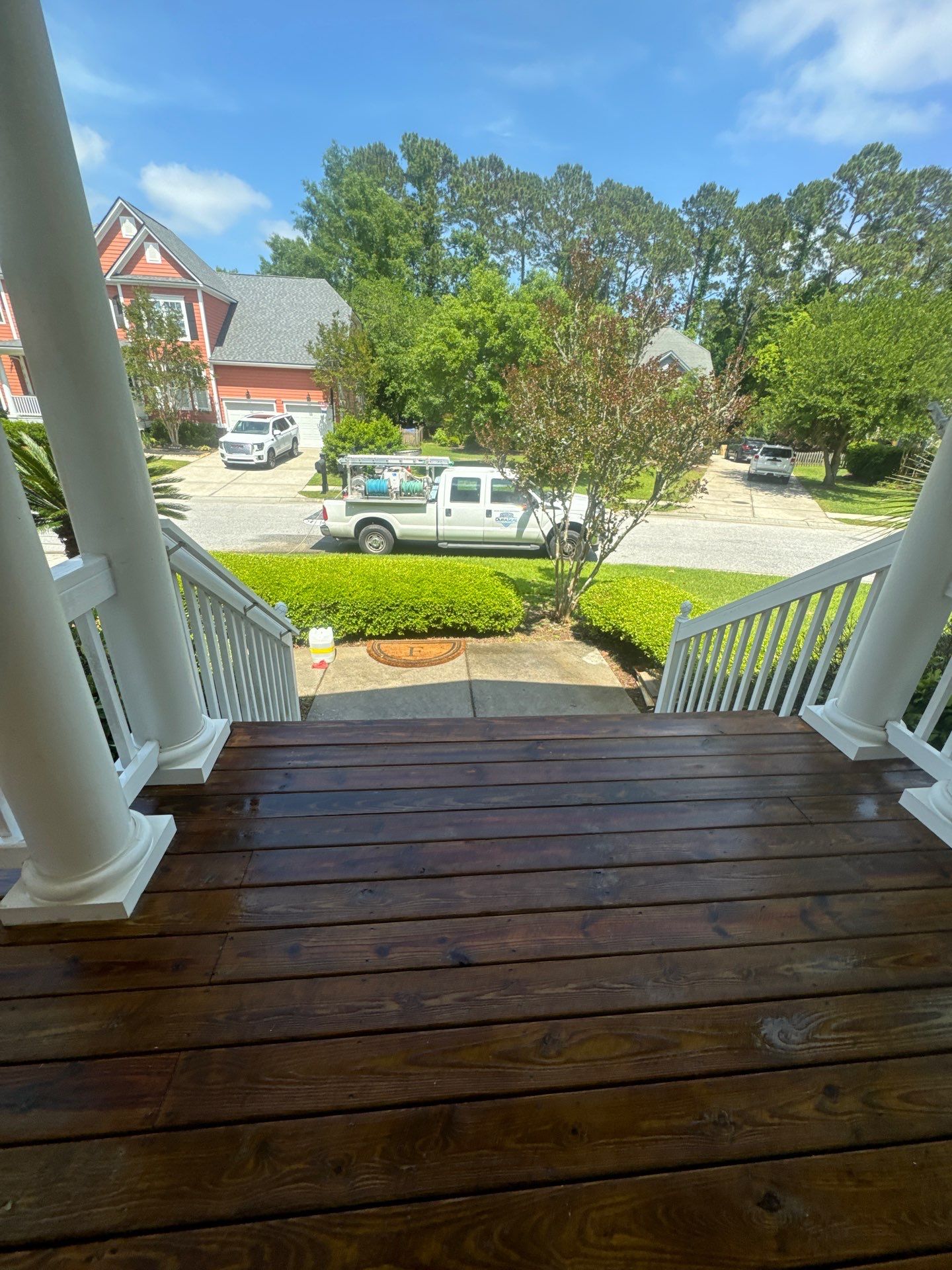 Weathered Deck using Wood Sealant by DuraSeal
