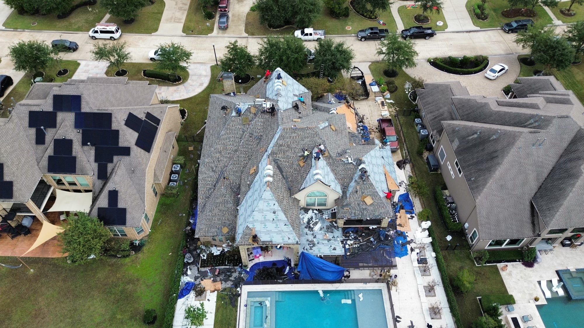 9,000 SQFT Roof Replacement completed in 1 day!  by Core Four Roofing