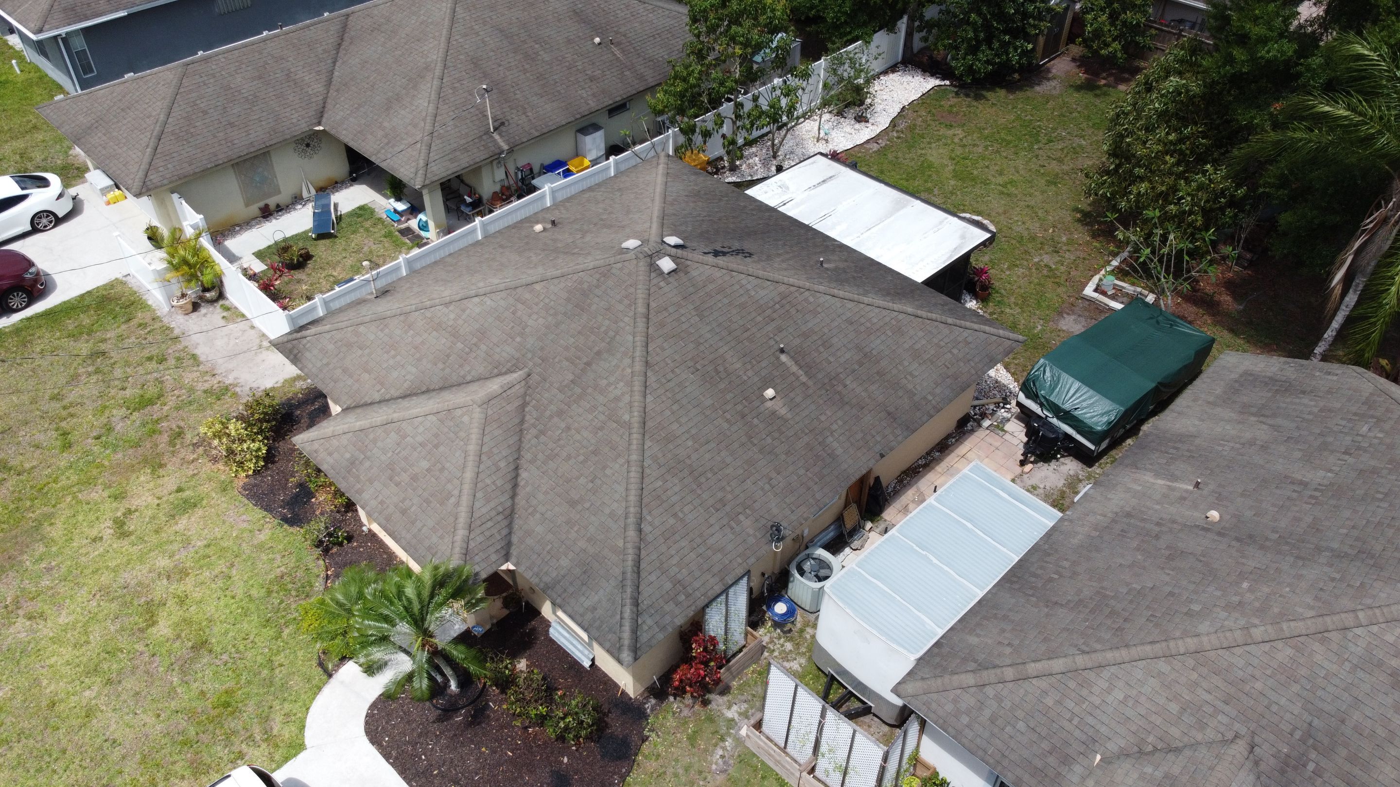 Residential Roofing Installation using 1" Nail strip metal roof by BLUES BROTHERS ROOFING