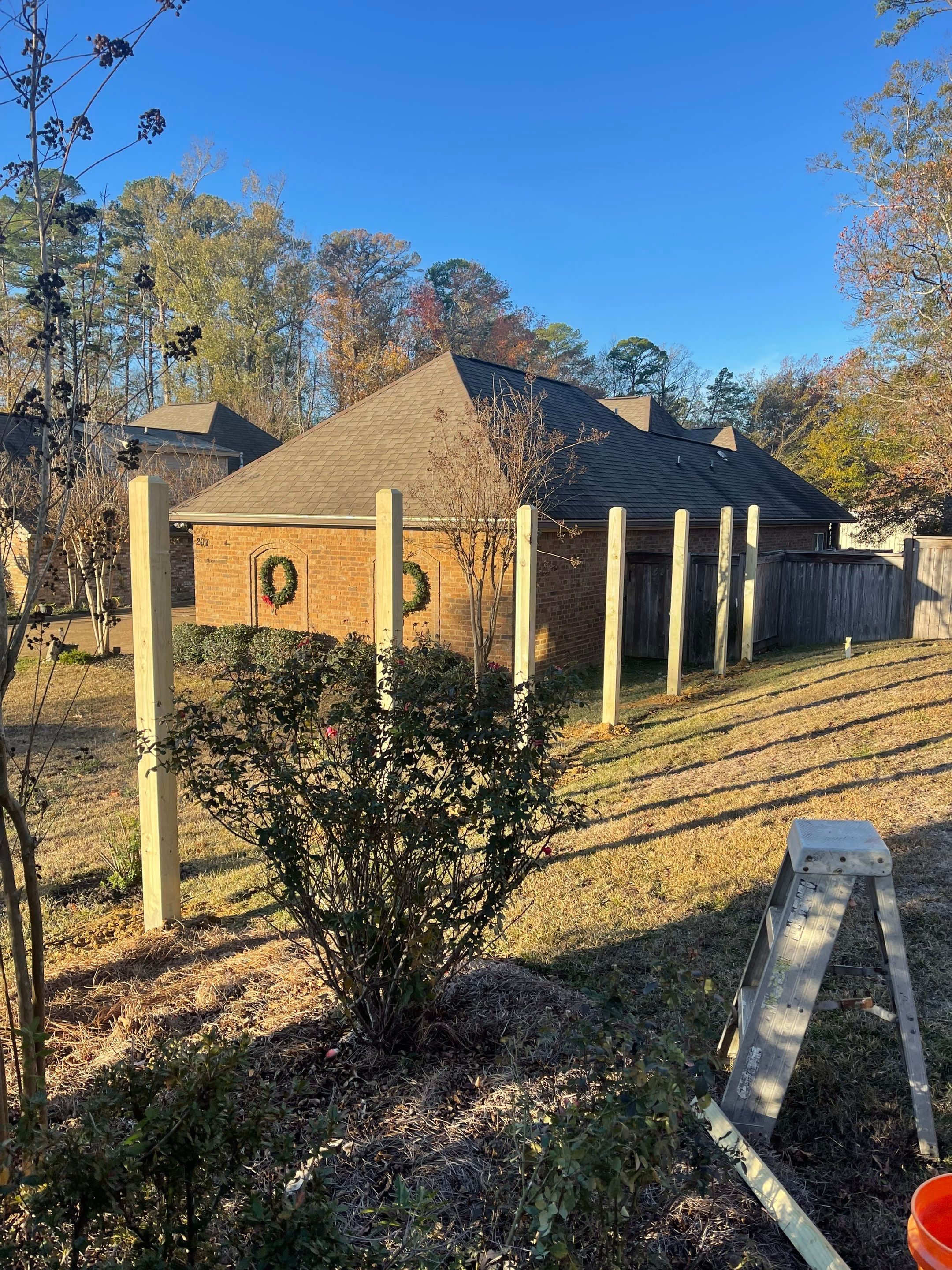 8ft Cedar Good Neighbor Fence by Roberson Construction LLC