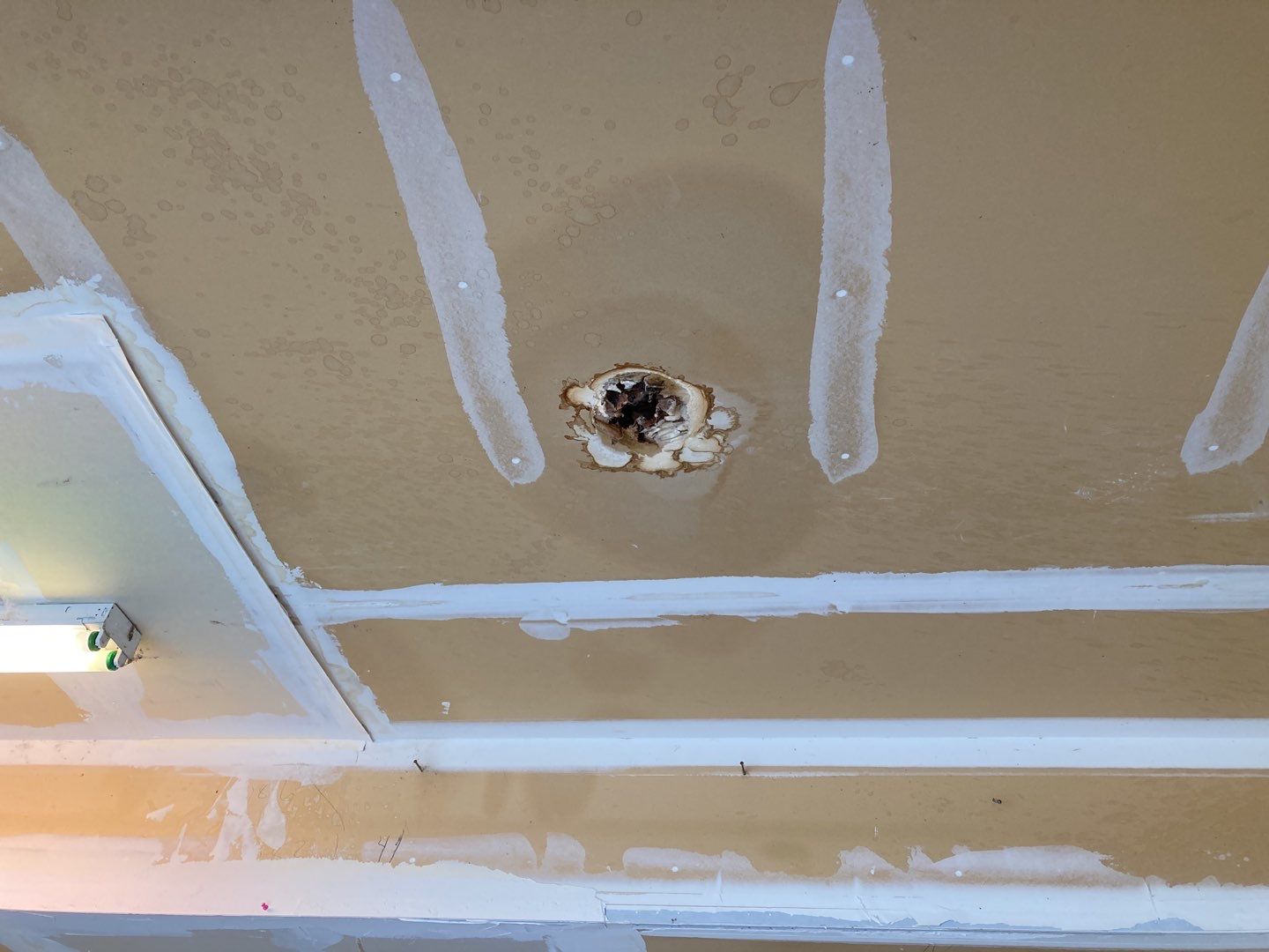 Water Damage in Garage by Accountable Home Services
