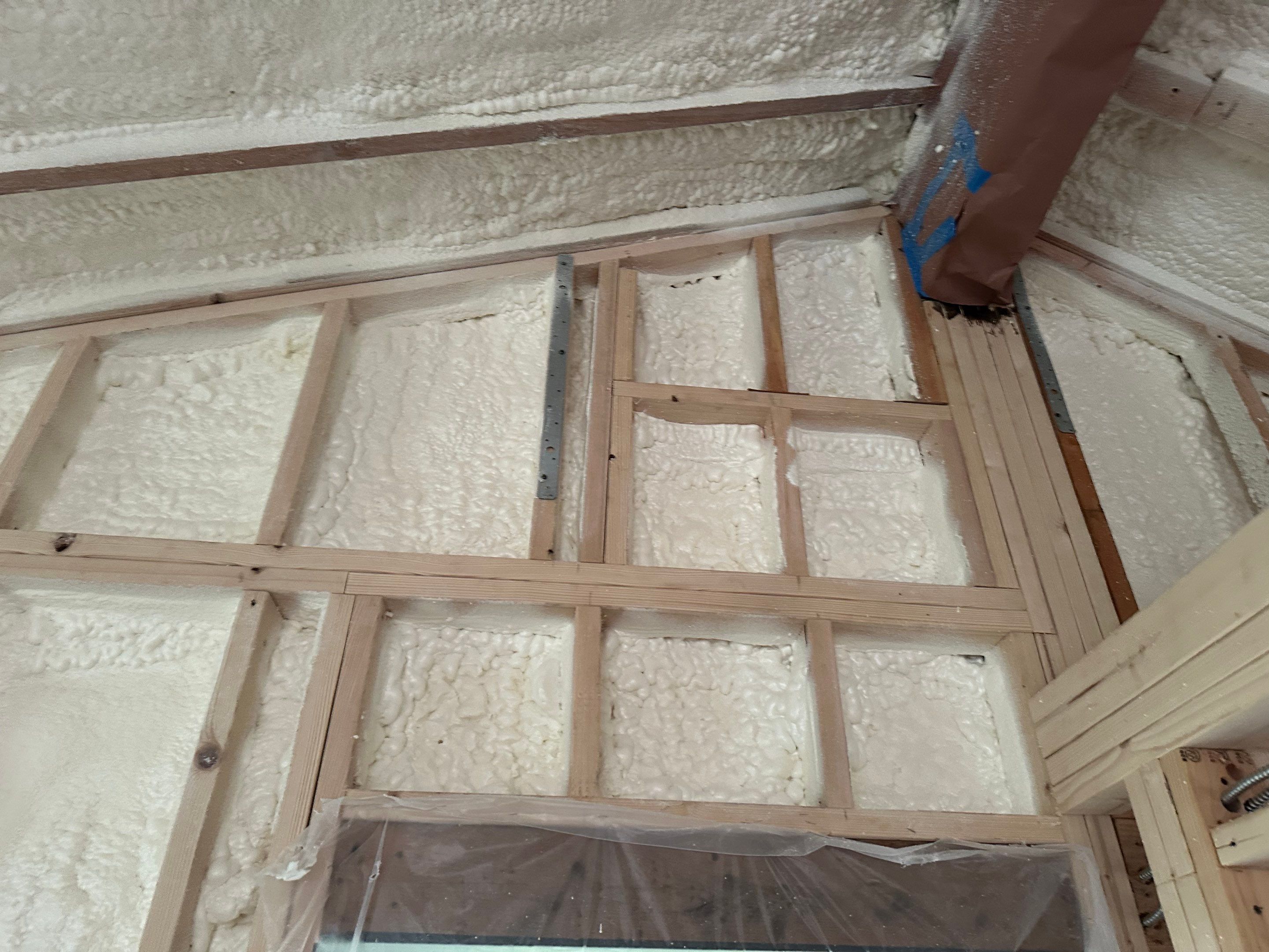 Attic Insulation using Closed Cell Spray Foam by NYS Foam & Energy