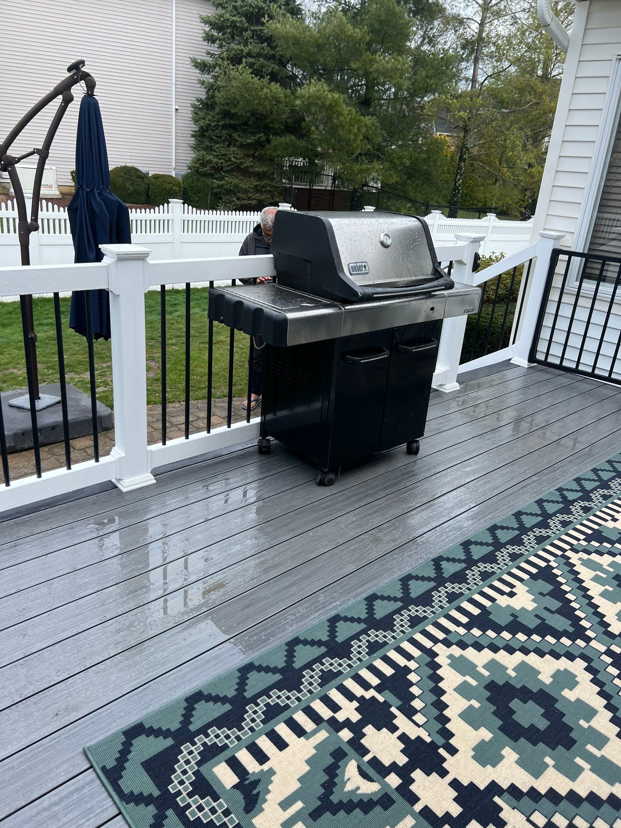 New deck With Porch  by deck guardian