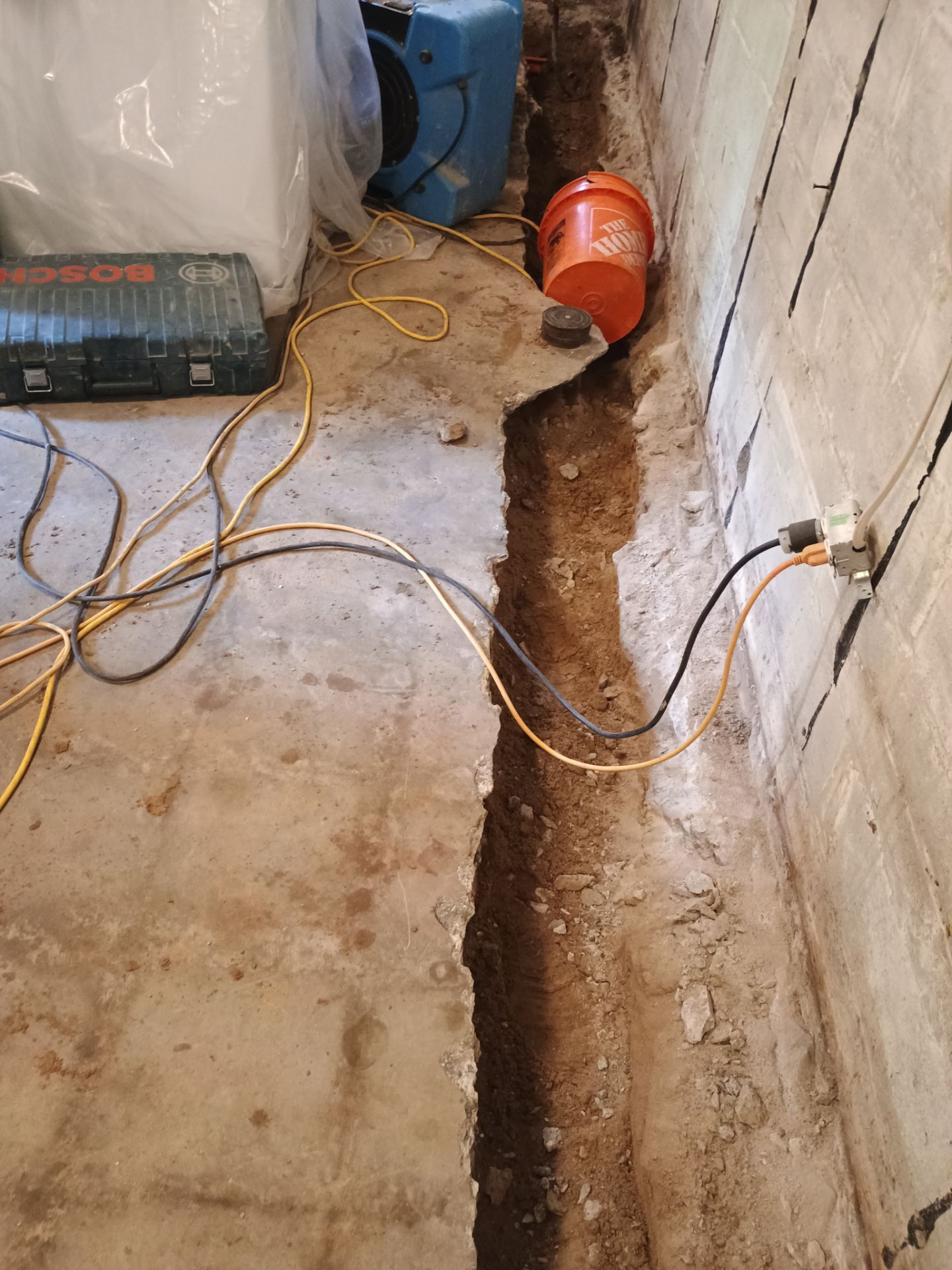 Basement Waterproofing in Columbia Heights by Waterproofing Northeast