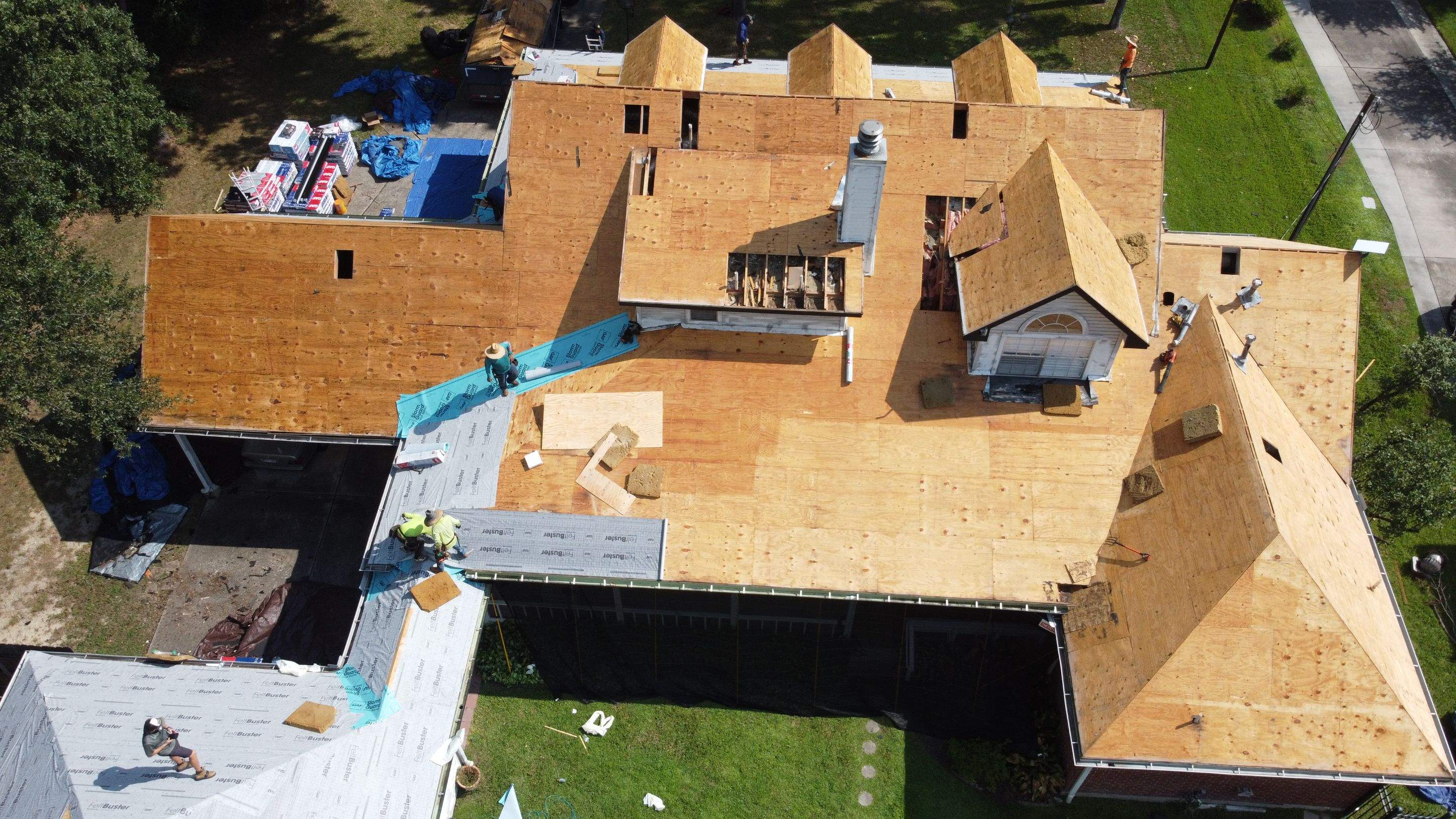 Comprehensive GAF Architectural Shingle Roof Replacement in Houston by Good Vibes Roofing
