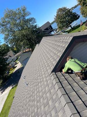 Stone Coated Metal Shingle Roof on Winona Lake in Warsaw, Indiana