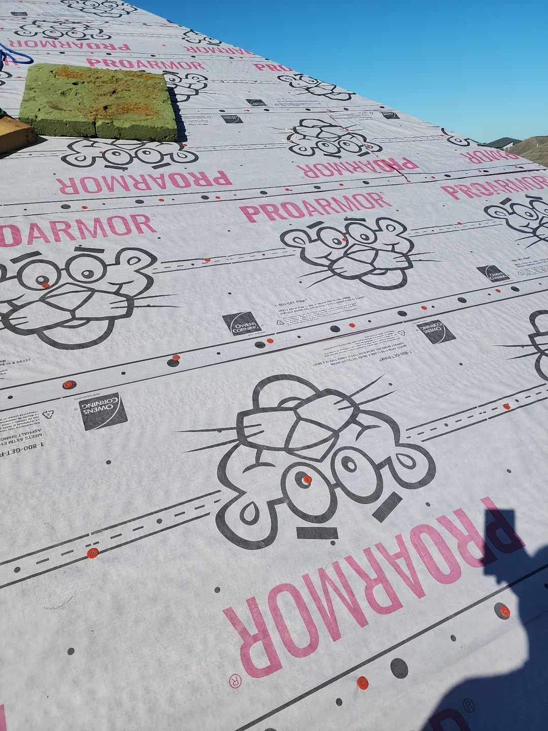 Residential Roofing Installation using Owen's Corning Duration (Lifetime) Shingles by Roof Repair Company