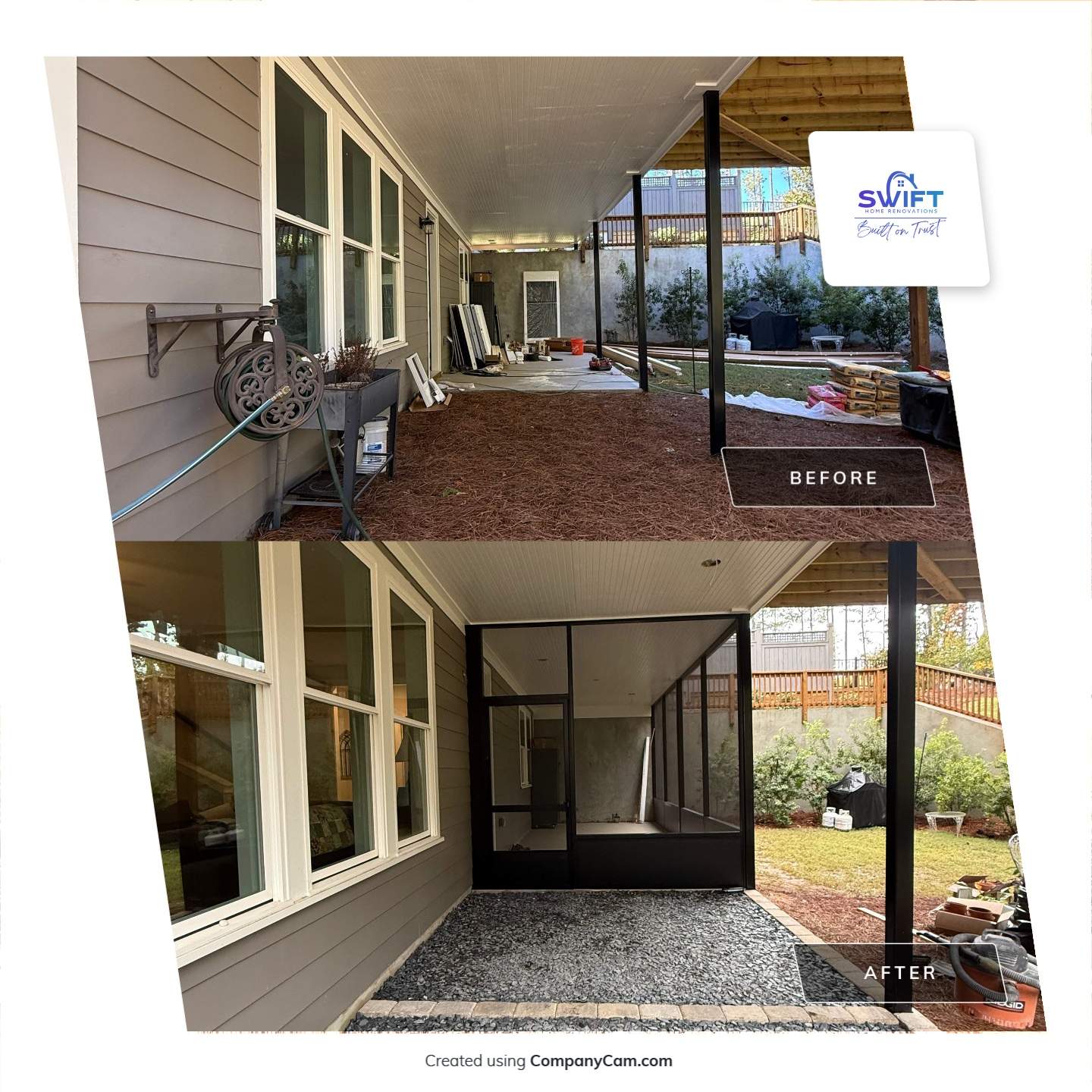 Screen Porch  by Swift Home Renovations 