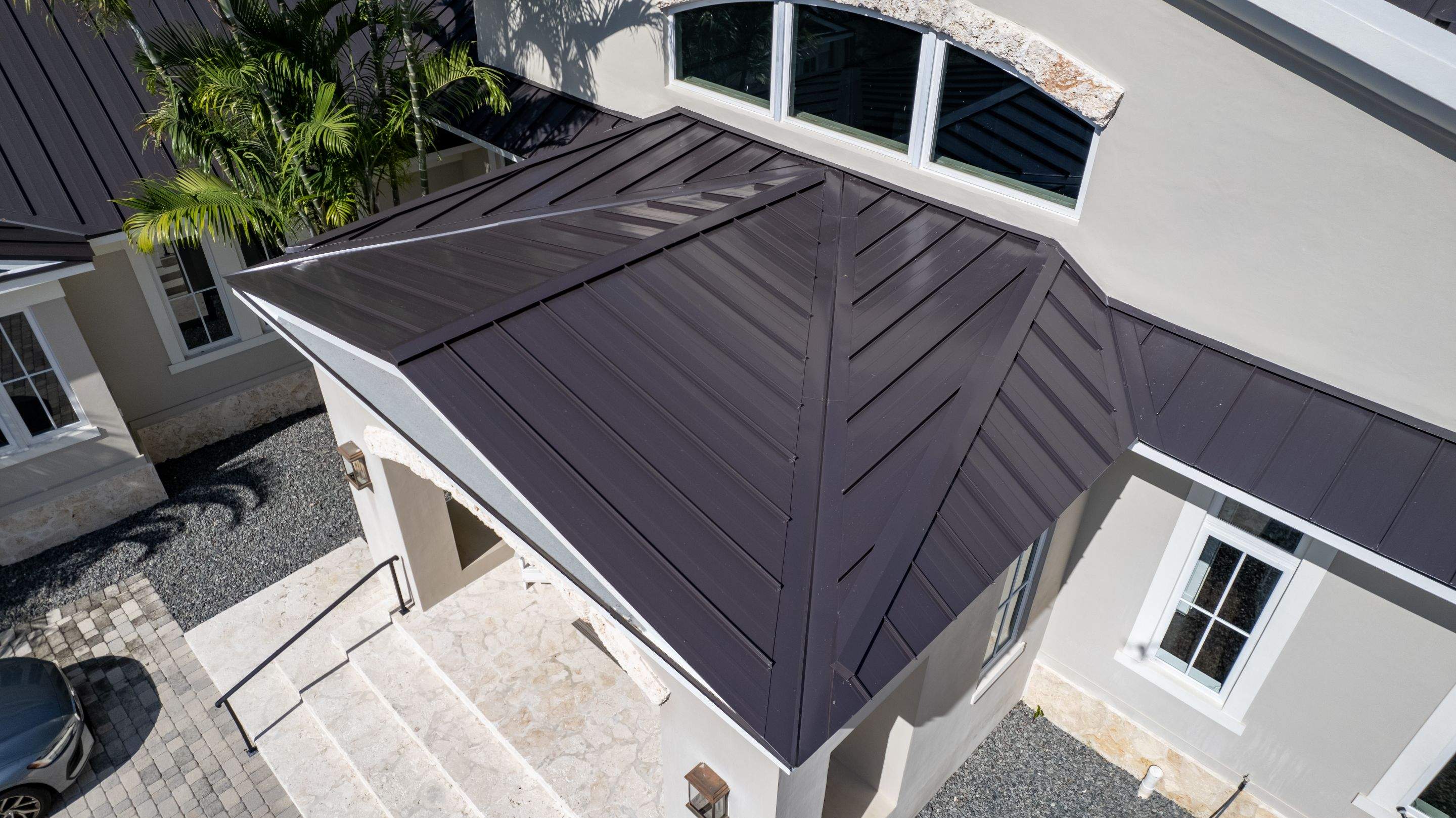 Metal Roof - Galvalume - Dark Bronze by Istueta Roofing