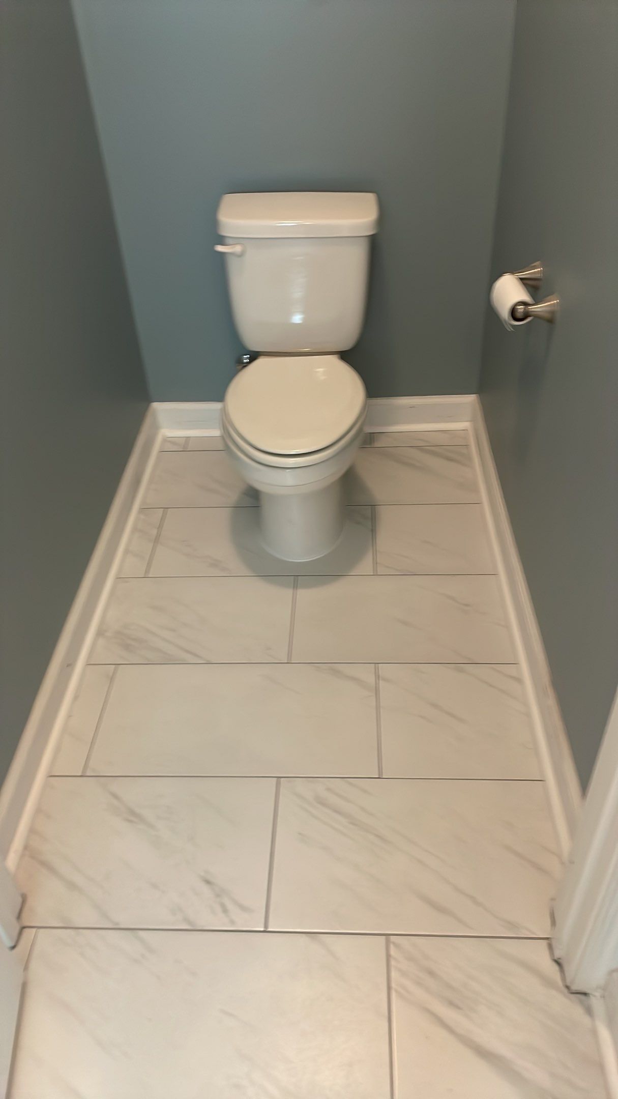 Bathroom Remodel using Decorative Tile by Footprints Floors of Coastal Carolina