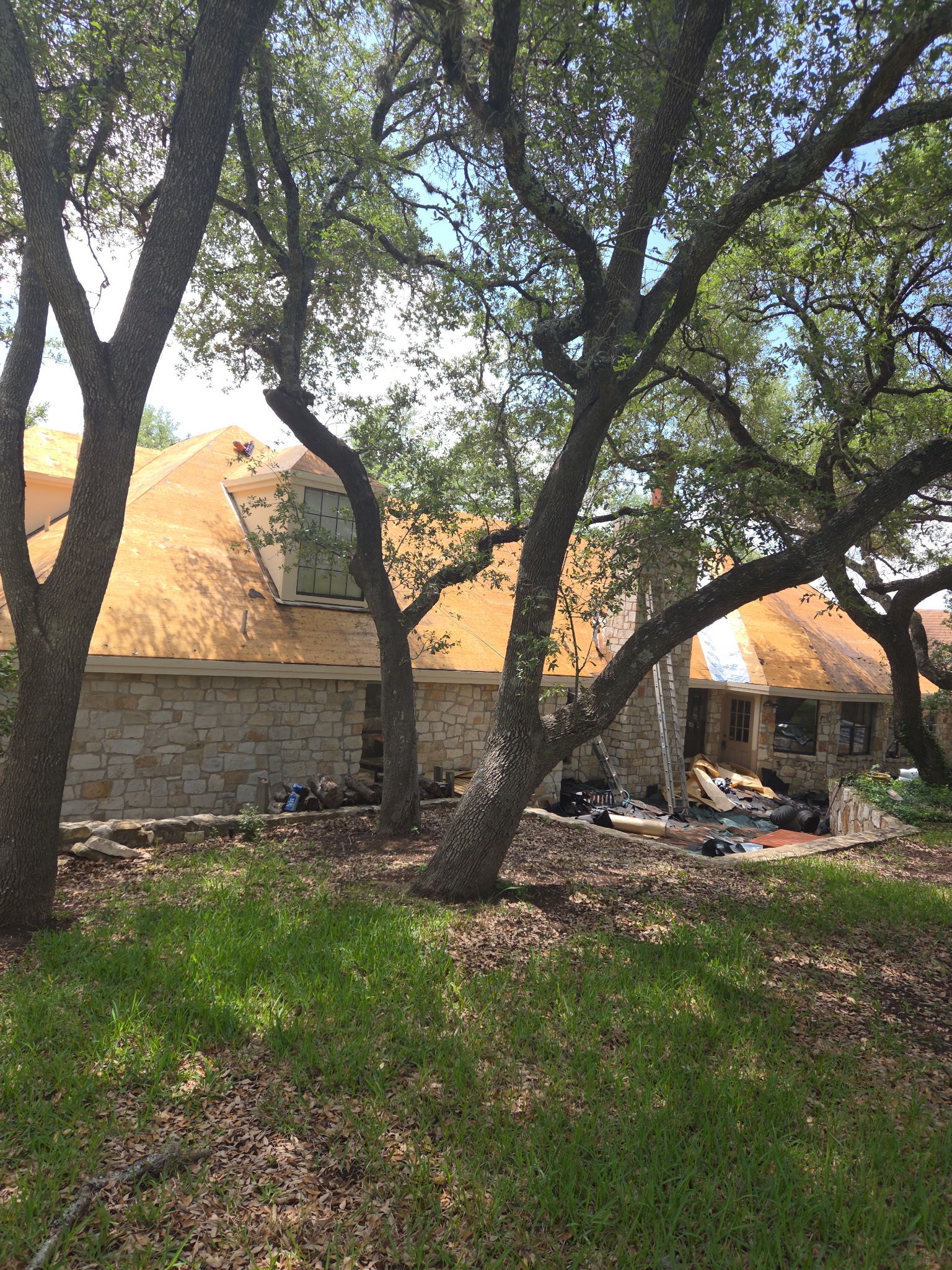 Lots of roof in Anderson Mill, TX by REPS Austin Area Roofer