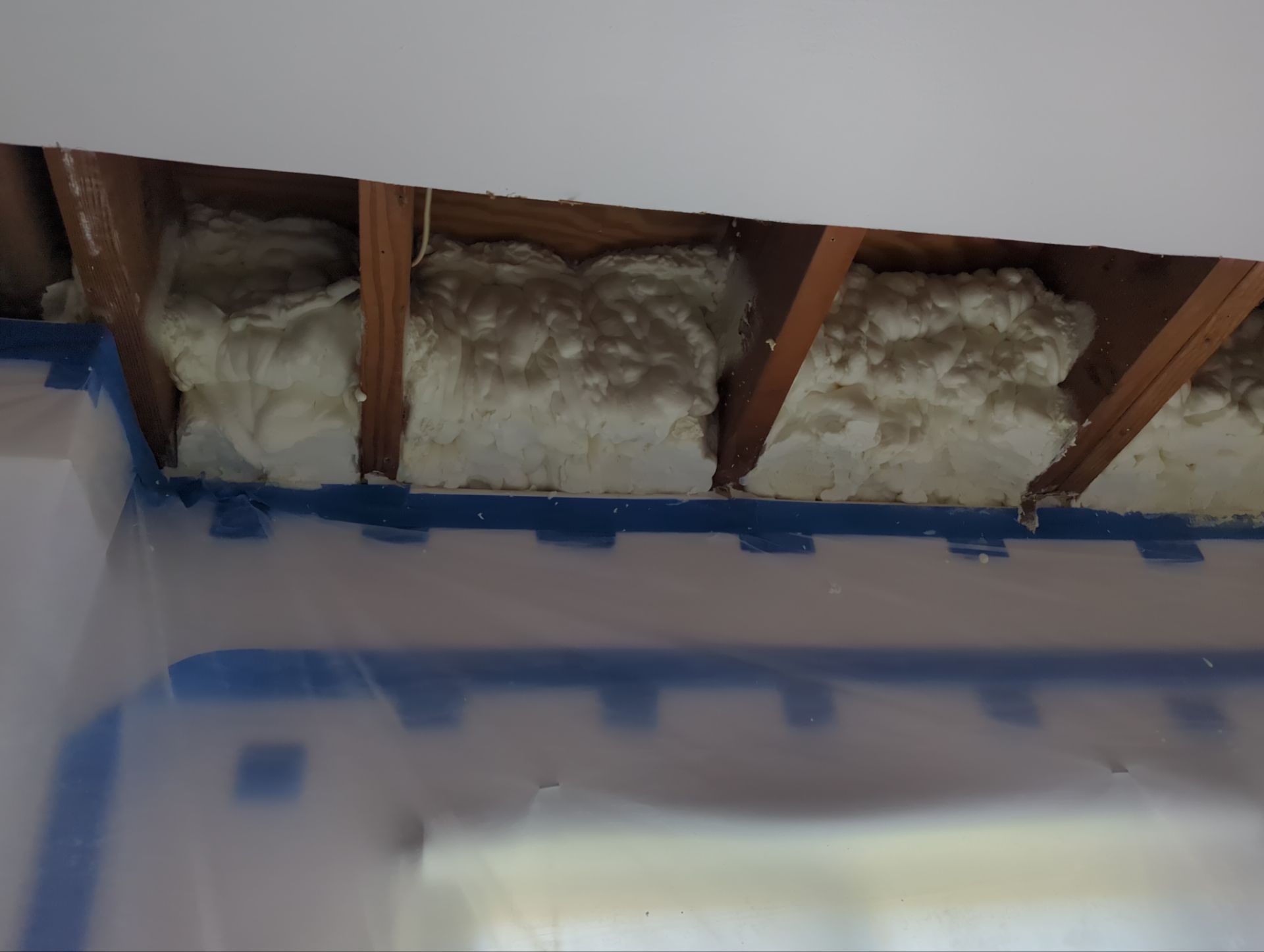 Exterior Walls Using Closed-Cell Spray Foam by NYS Foam & Energy