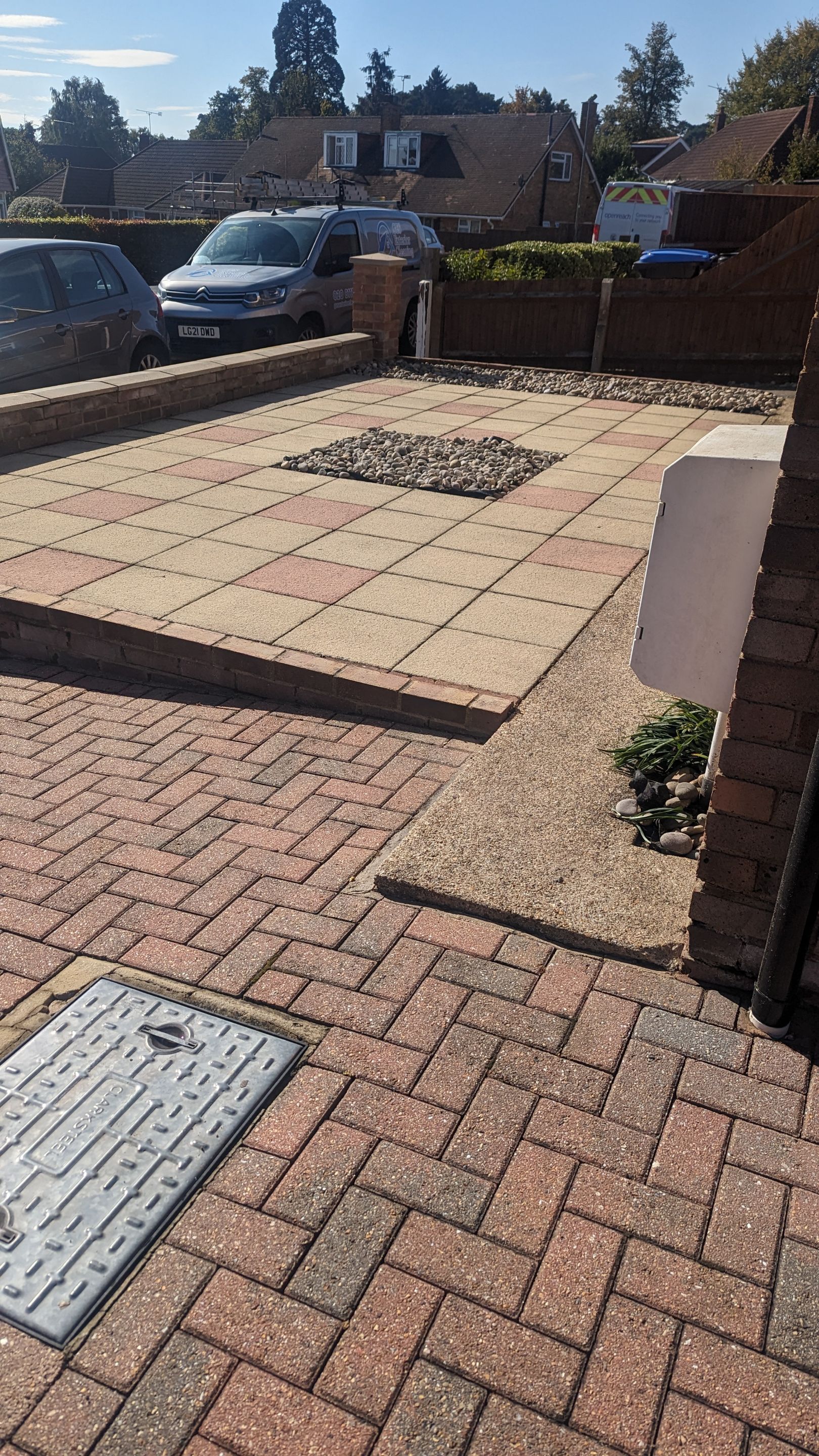 Driveway And Patio Clean using honda 21 ltr/min by Ges Exterior Cleaning ltd