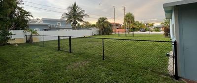 Holmes Beach, FL 4ft. Tall Black Chain-link 