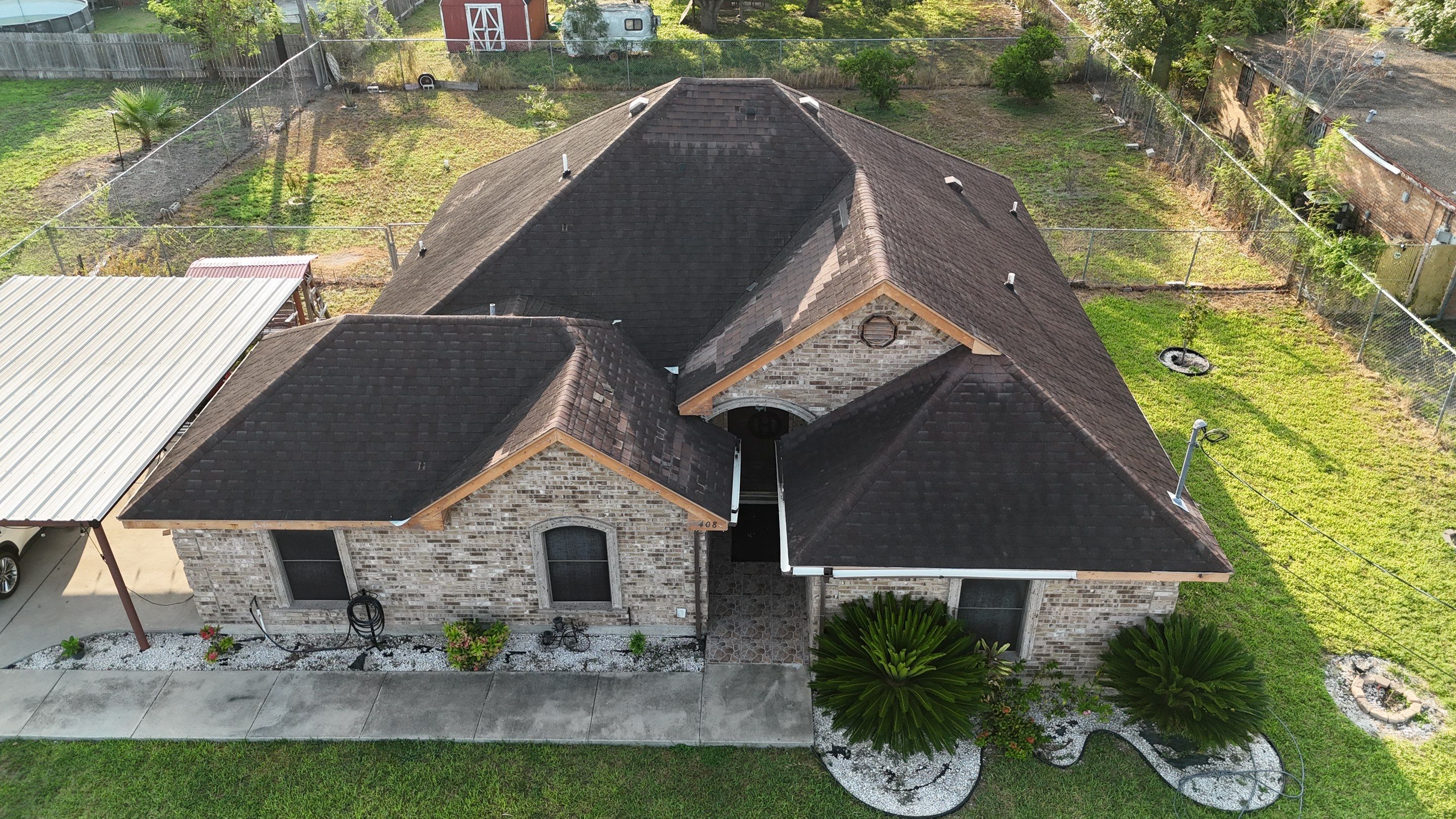 Full Roof Pharr Tx by Bison Roofing  