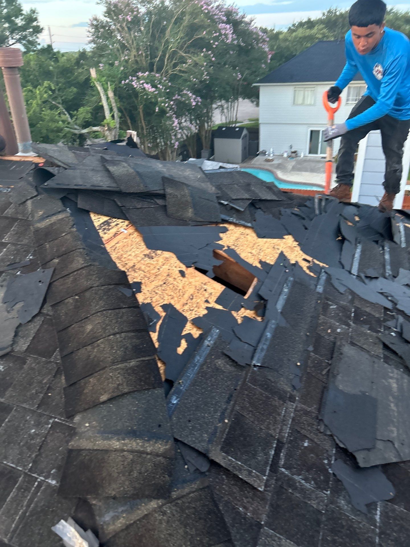 Residential Roofing Repair using Owen's Corning Duration (Lifetime) Shingles by Roof Repair Company