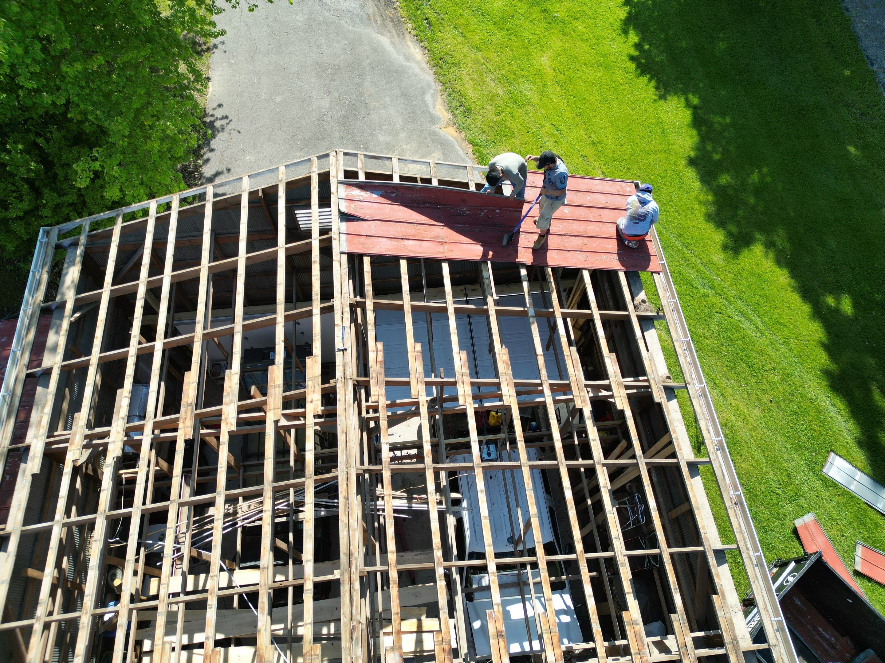 Hail Damage Replacement, Metal Roofing  by Storm Contracting 