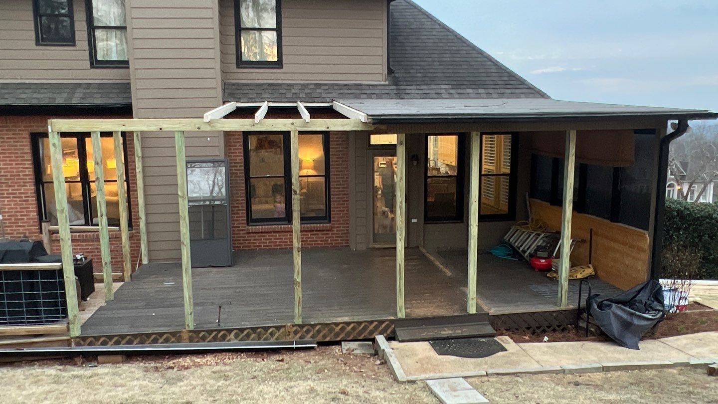 Lake Crest Circle - Roof and Deck Installation  by Pillar and Pine