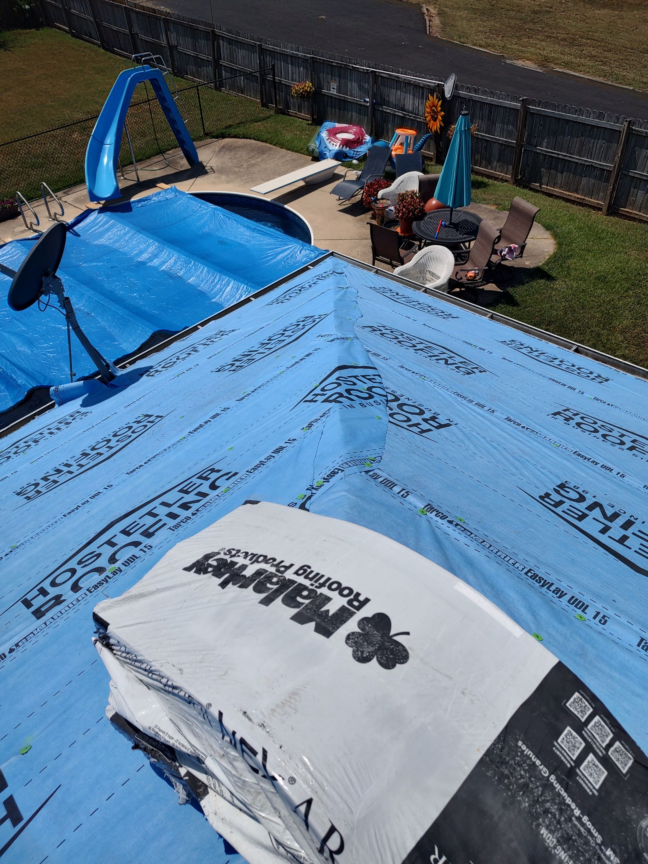 Residential Roofing Repair using Malarkey Vista: Midnight Black by Hostetler Roofing