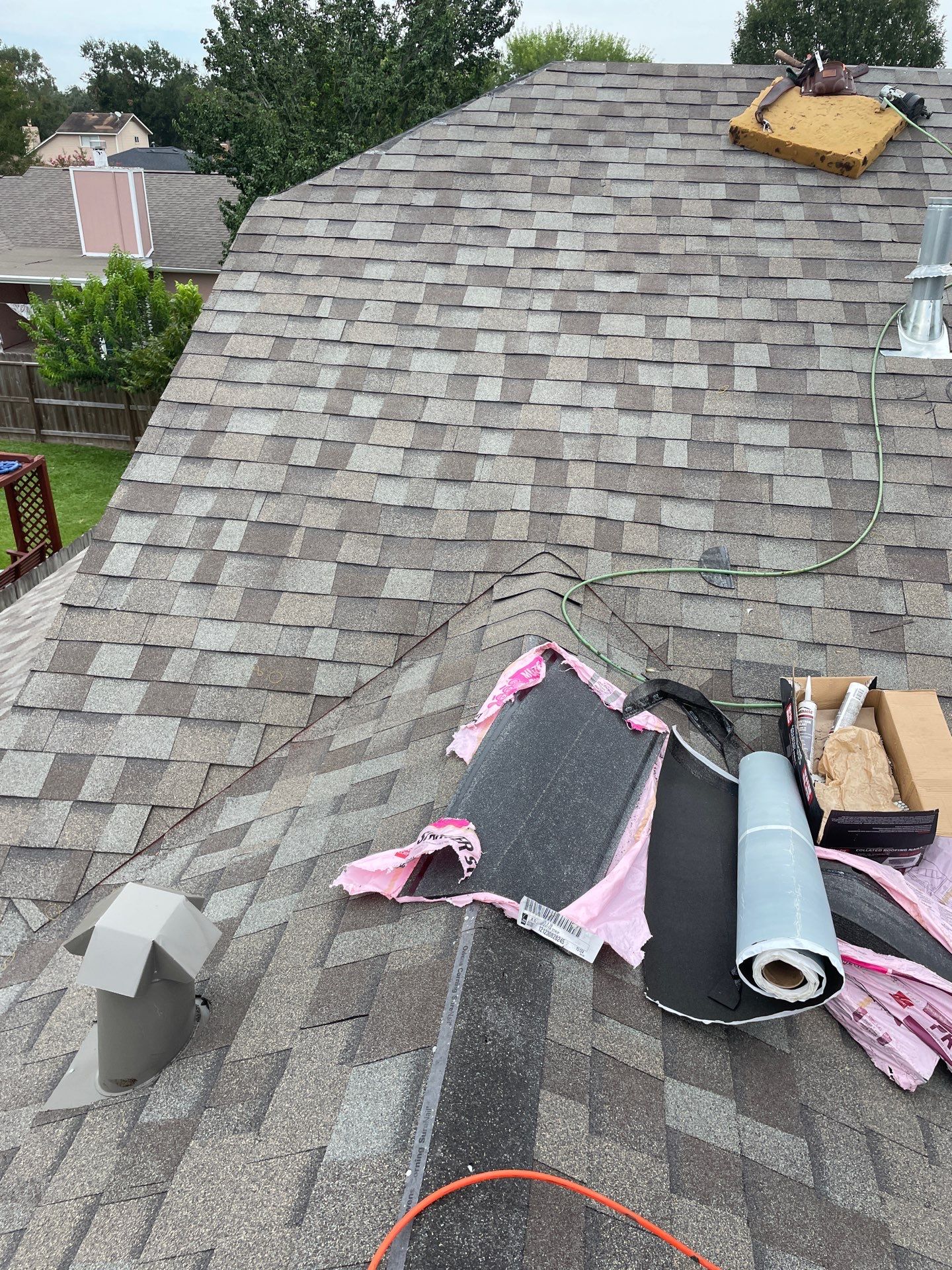 Residential Roofing Repair using Owen's Corning Duration (Lifetime) Shingles by Roof Repair Company