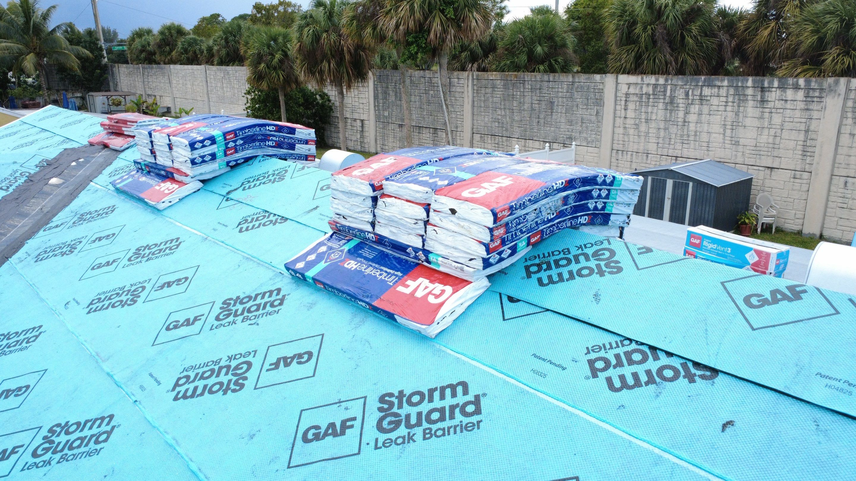 Residential Roofing Installation using GAF by BLUES BROTHERS ROOFING