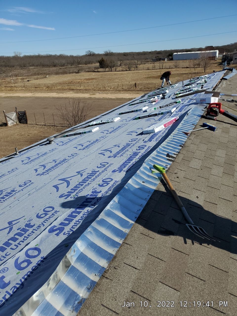 Residential Roofing Installation using ATLAS Pinnacle Pristine Shingles by Harvey Roofing & Construction