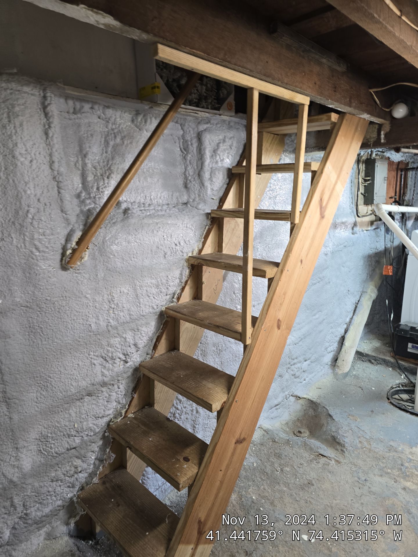 Attic Insulation using open cell spray foam by NYS Foam & Energy