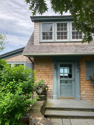 Gutter Installation using 4x5 FiberGlass Gutter in Falmouth, MA