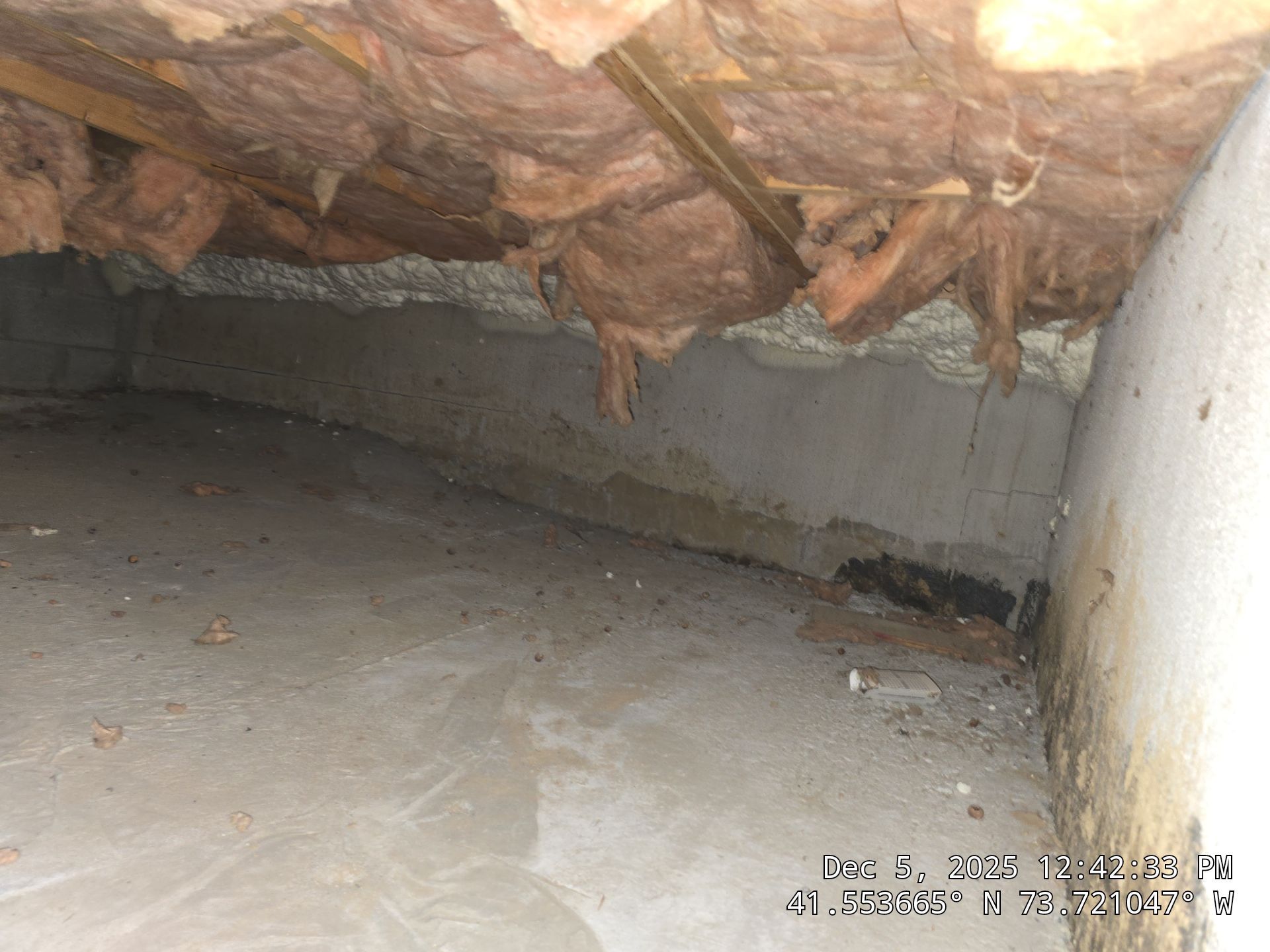 Attic Insulation using open cell spray foam by NYS Foam & Energy