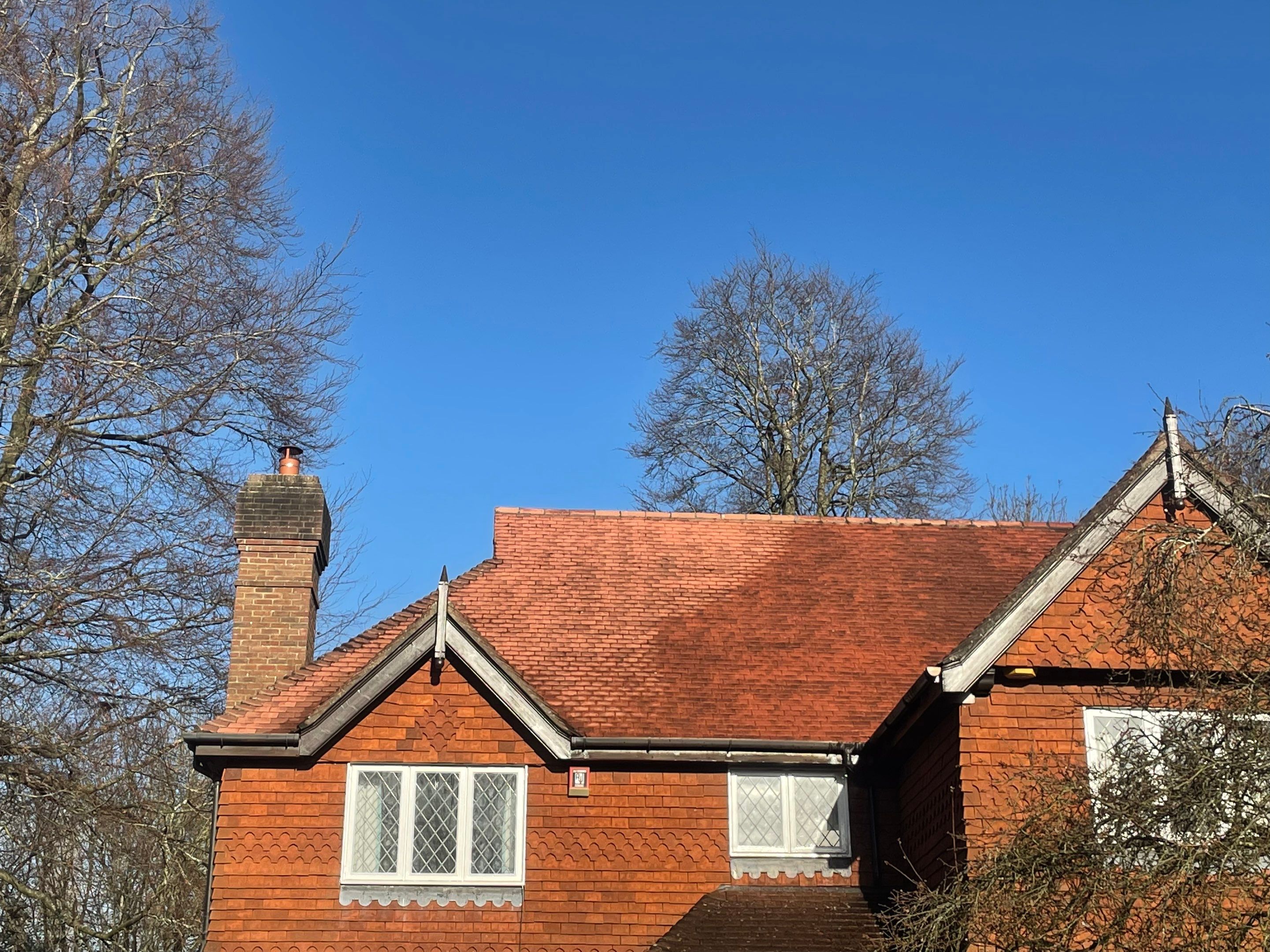 Roof Clean using Honda 15lpm Low Pressure Washing Machine by Ges Exterior Cleaning ltd