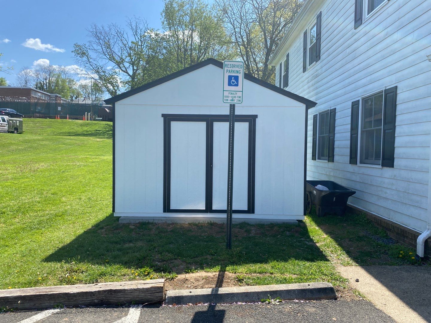 Shed donated to Family Shelter Services by DCMI in honor of Anne Brown by DCMI MID-ATLANTIC INC.