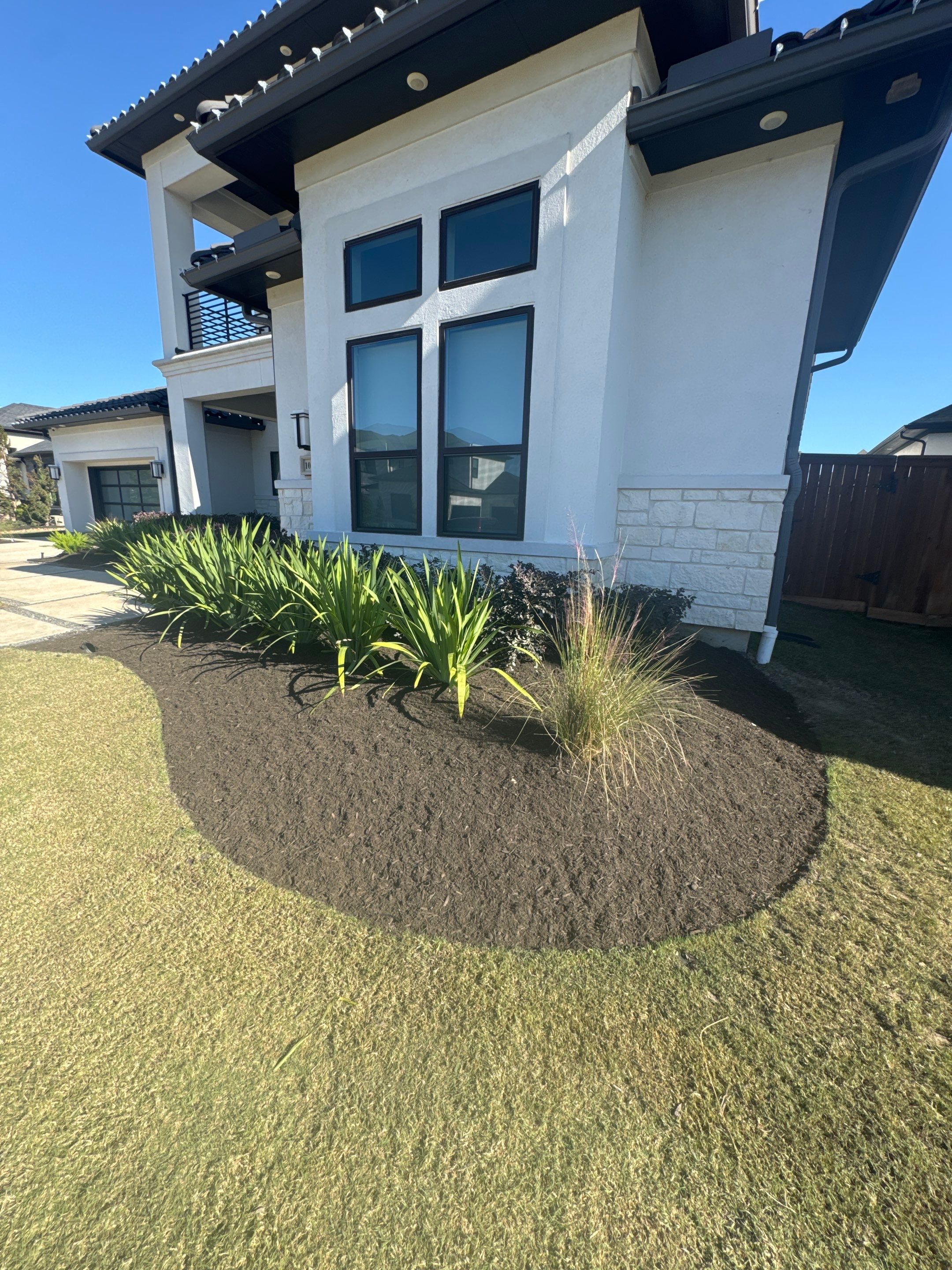 🌿 Mr. OJ – Flower Bed Drainage & Landscape Refresh by Texas Urban Elements