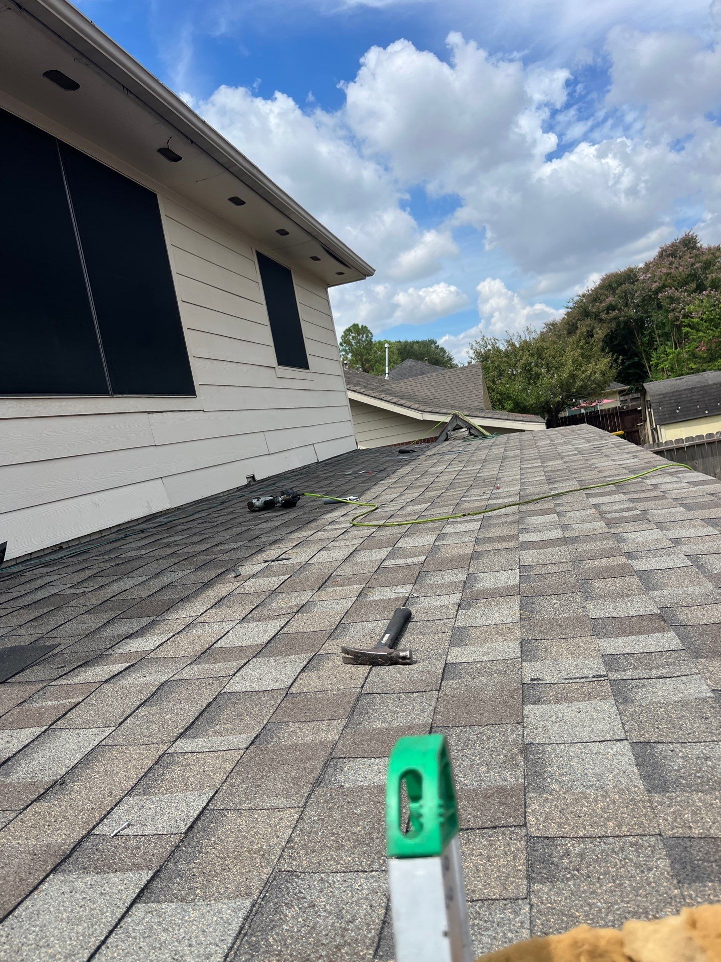 Residential Roofing Installation using Owen's Corning Duration (Lifetime) Shingles by Roof Repair Company