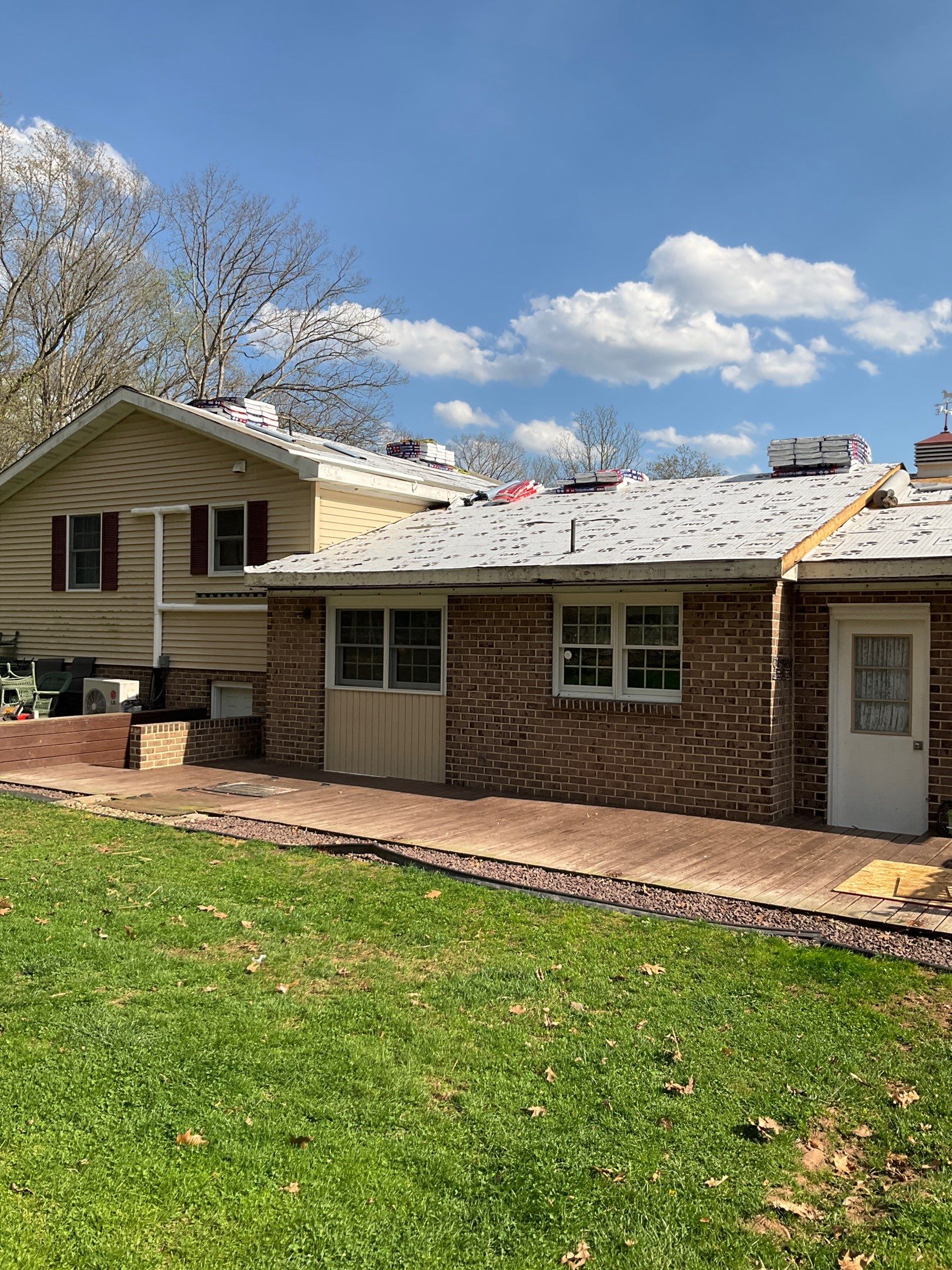 GAF Timberline Shingle Replacement and Porch Roof Construction in Tower City by Esh Builders