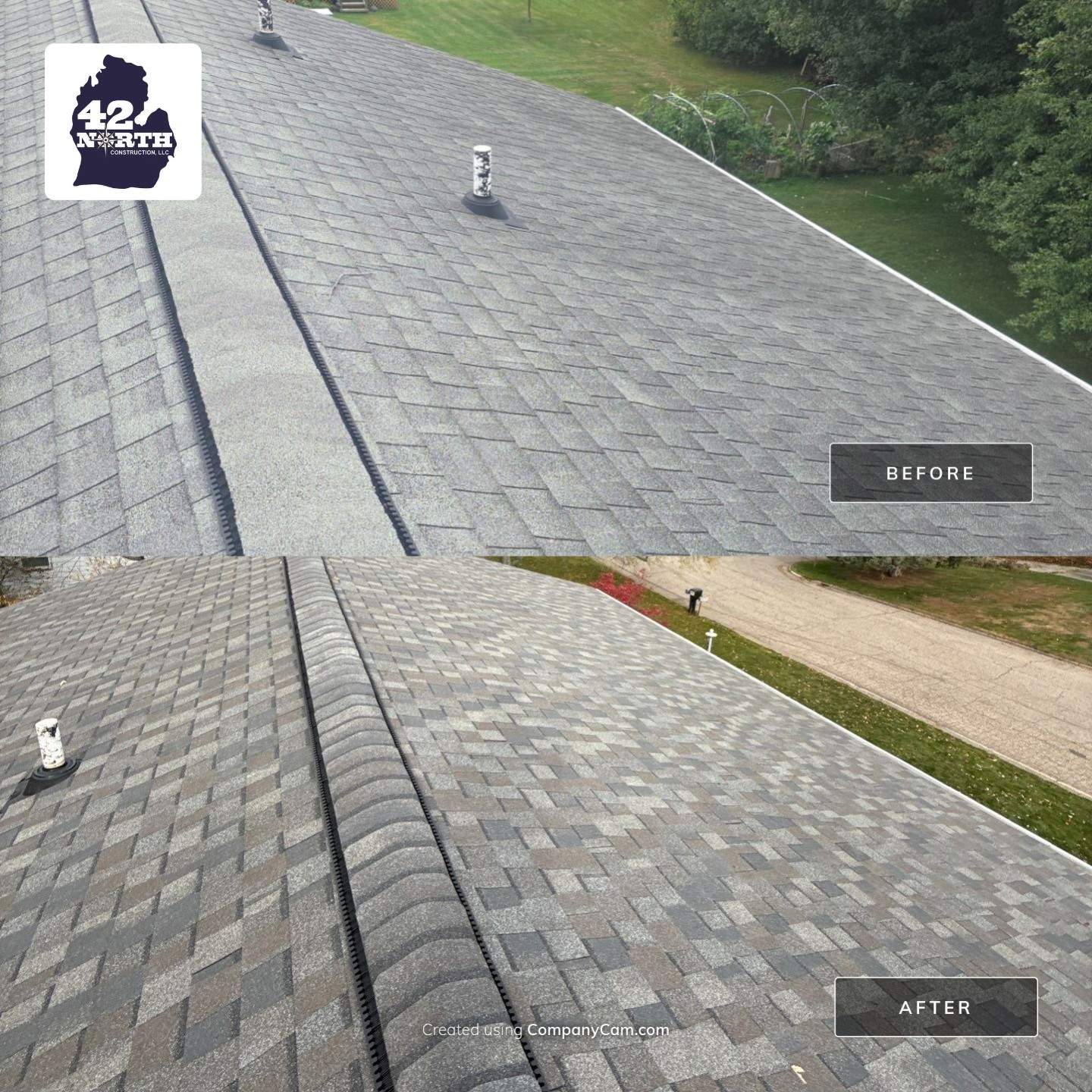 Roofing Refresh in Holt by 42 North Construction, LLC.