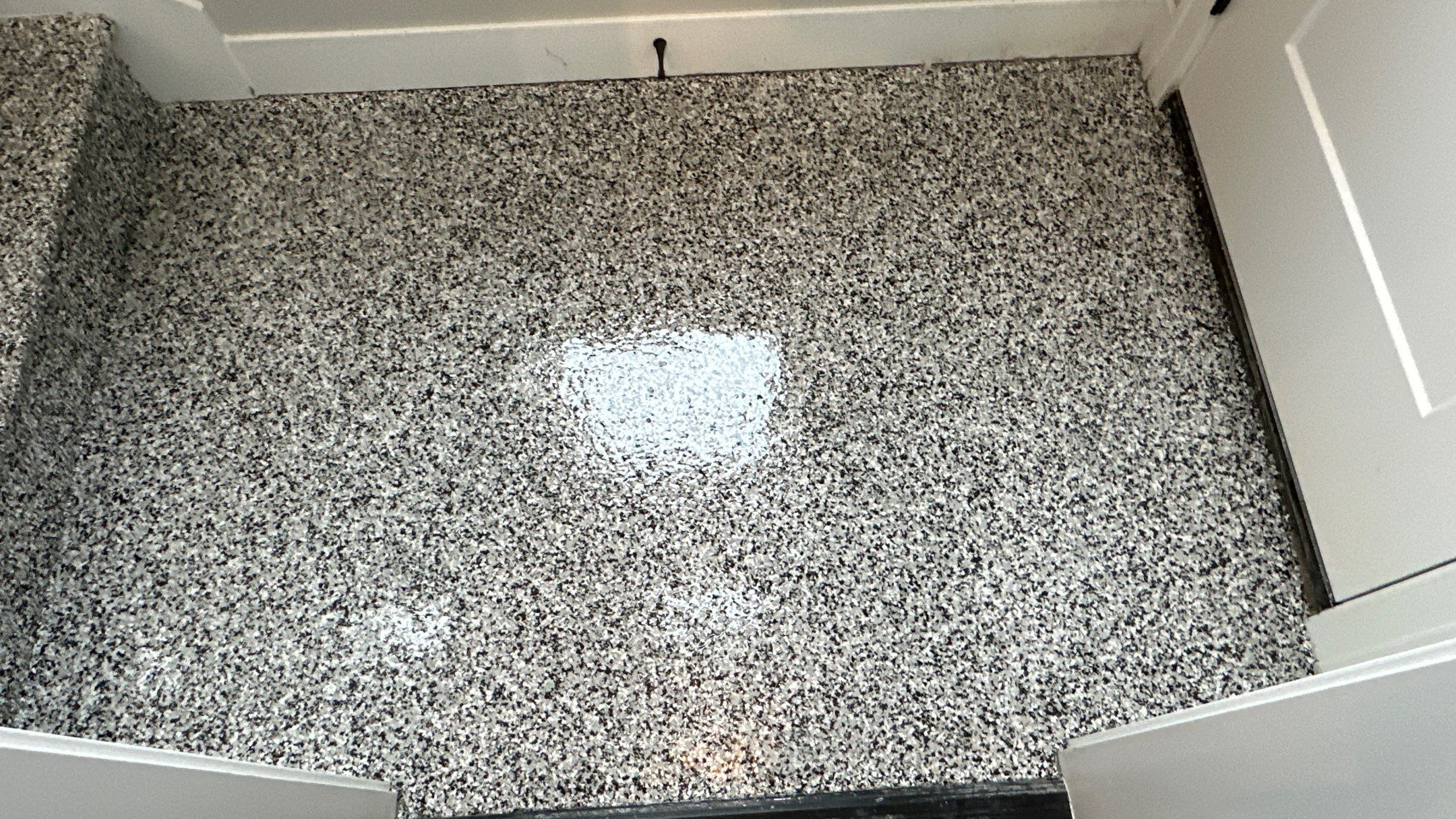 Kevin K. upgraded his garage floor  by Banner Garage