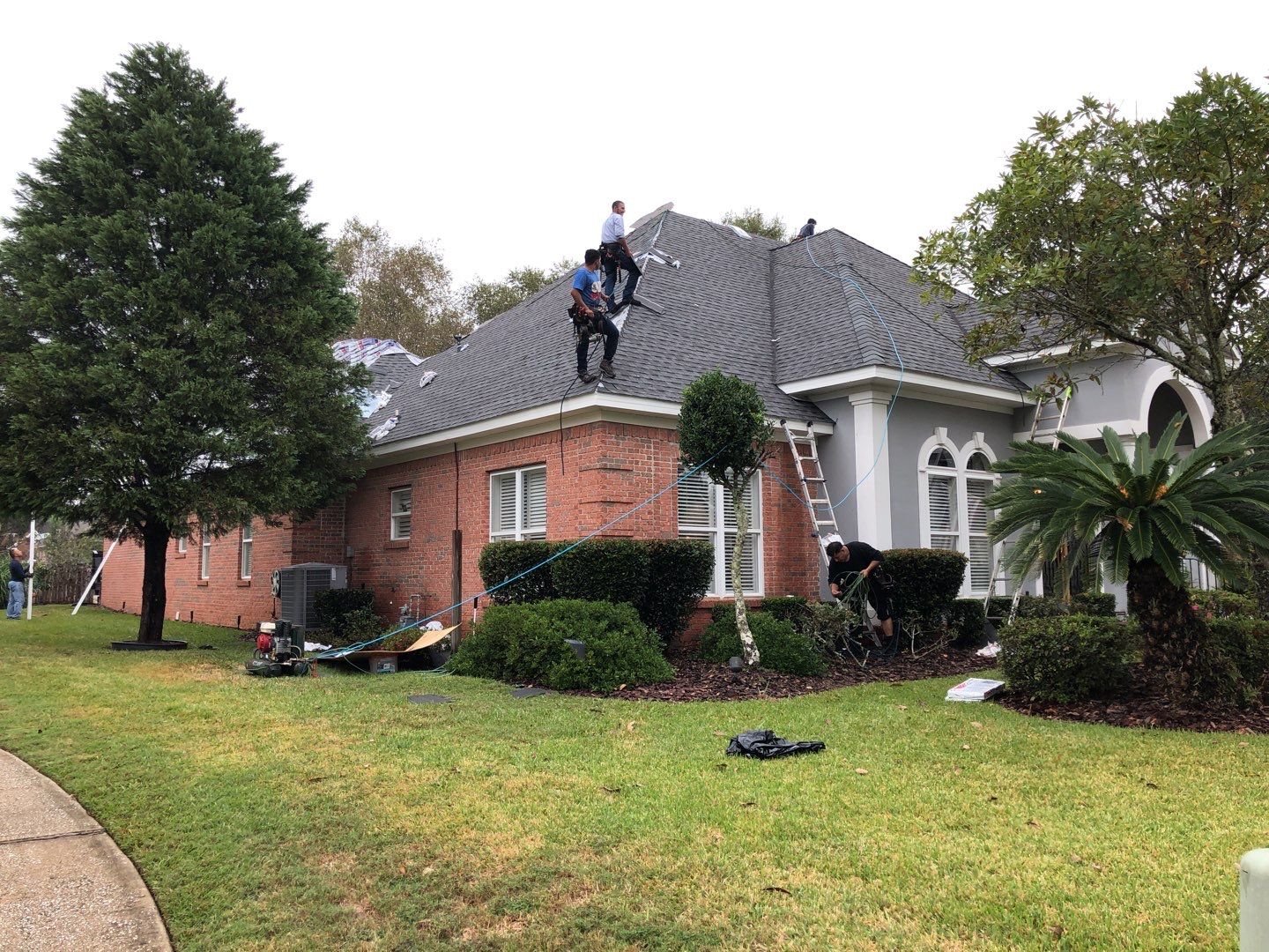 Residential Roofing Installation using Roof Replacement by American Roofing & Construction LLC