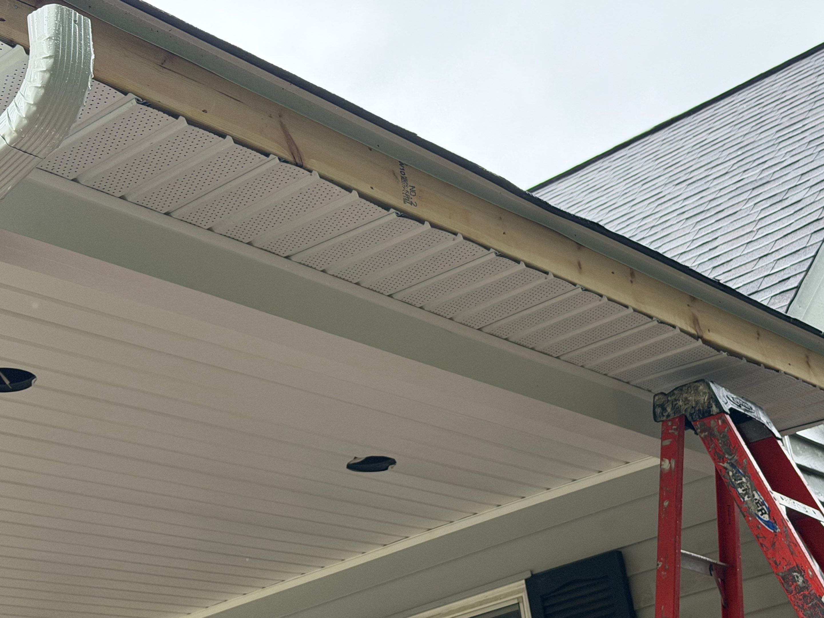 Asphalt Shingle Roof Replacement and Custom Porch Renovation in Hayes by Cade Construction