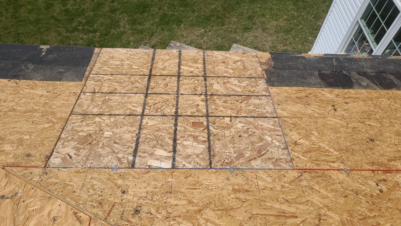 Roof Damage using Certainteed Lifetime Roofing System- Moire Black Landmark Pro shingkes with shadow ridge caps. by BulletpROOF Exteriors