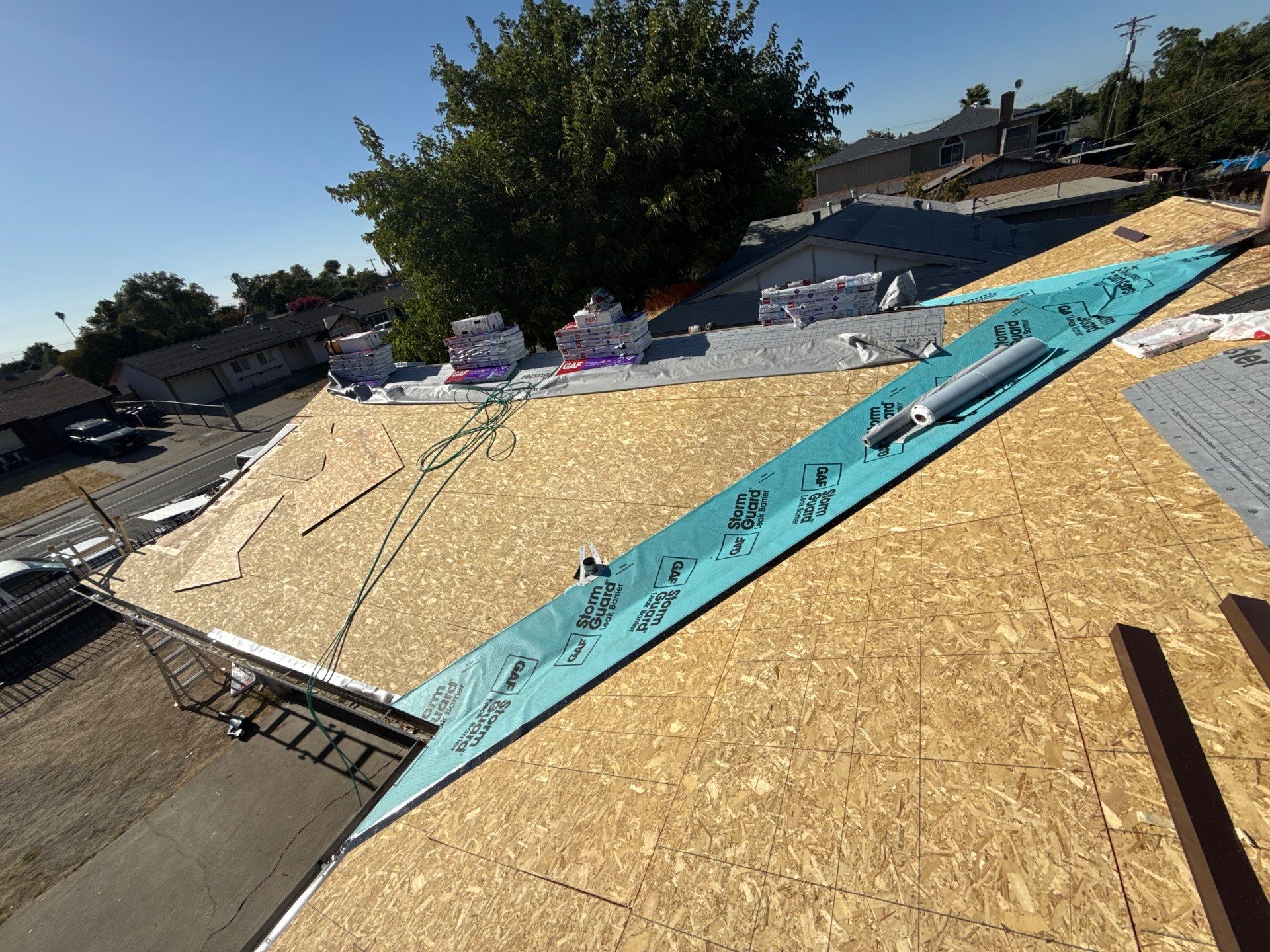 Residential Reroof using GAF by Nextop Roofing