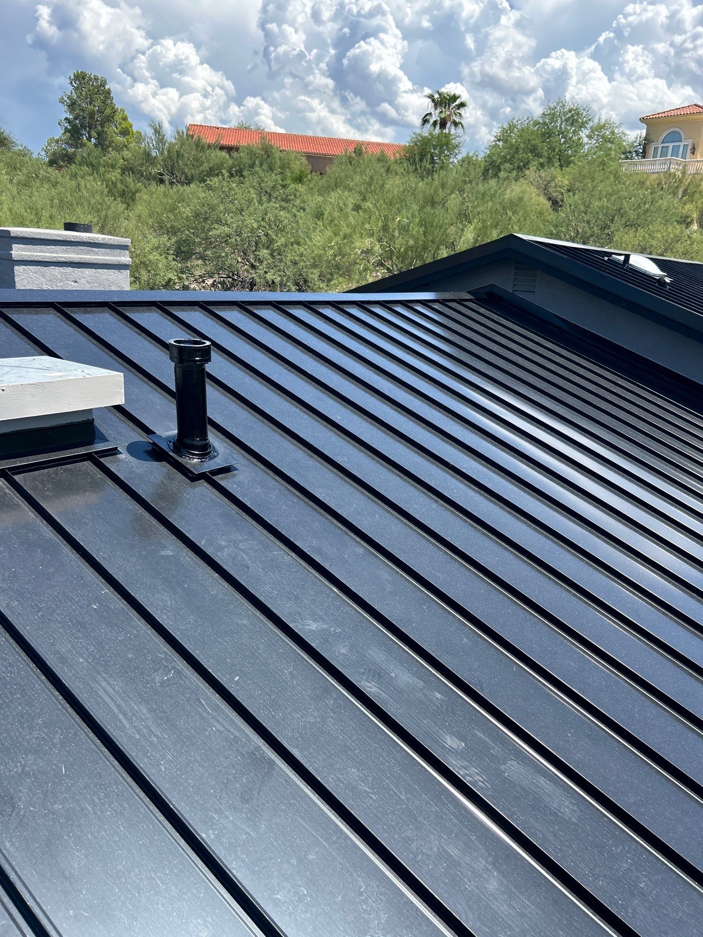 Black Standing Seam by Reimagine Roofing